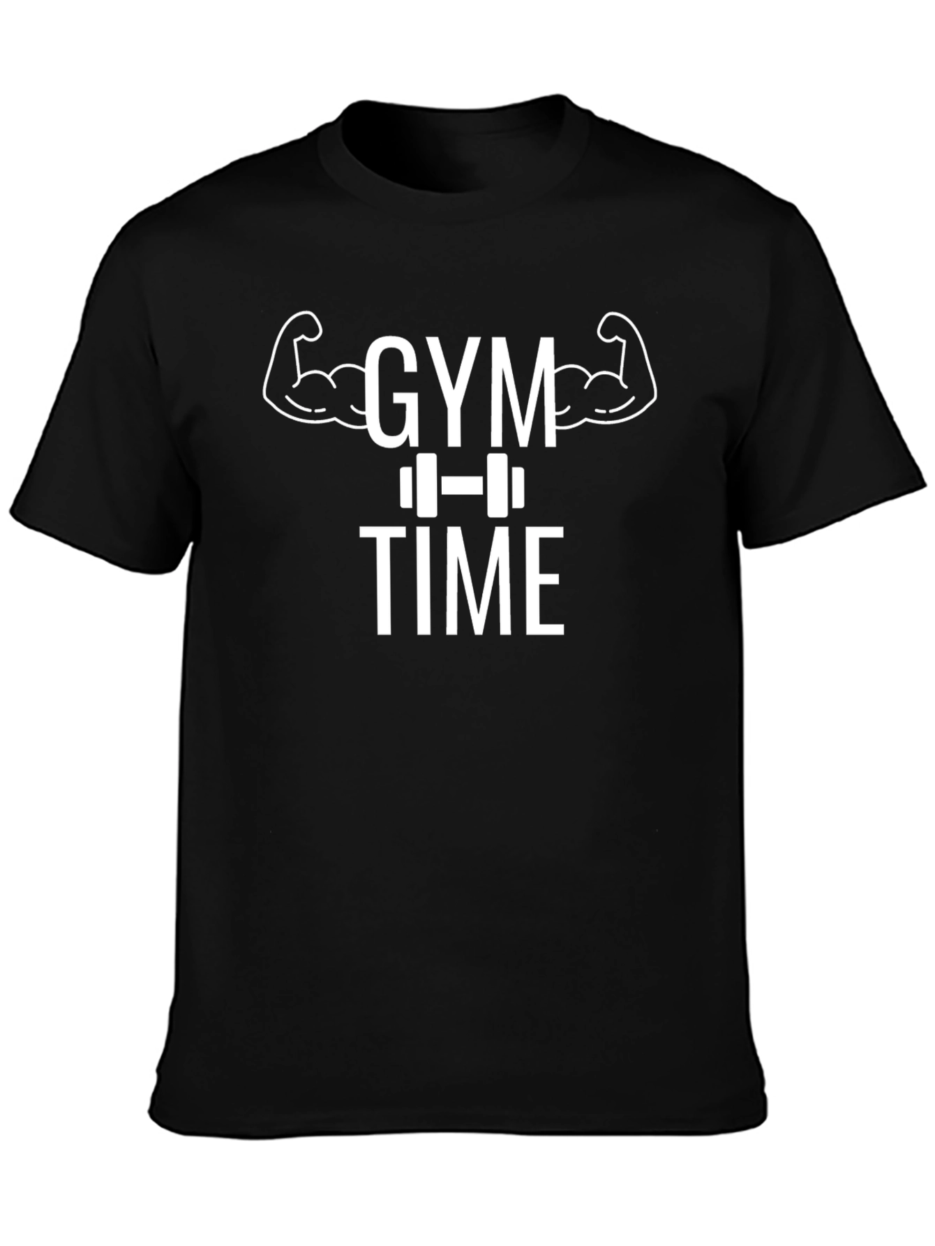 Gym Time Black T-Shirt