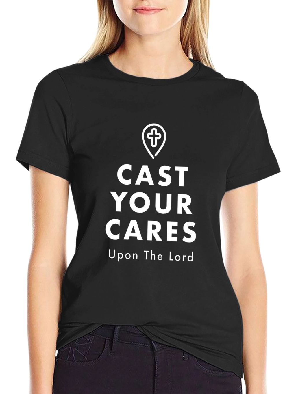 Cast Your Cares T-Shirt - Christian Apparel