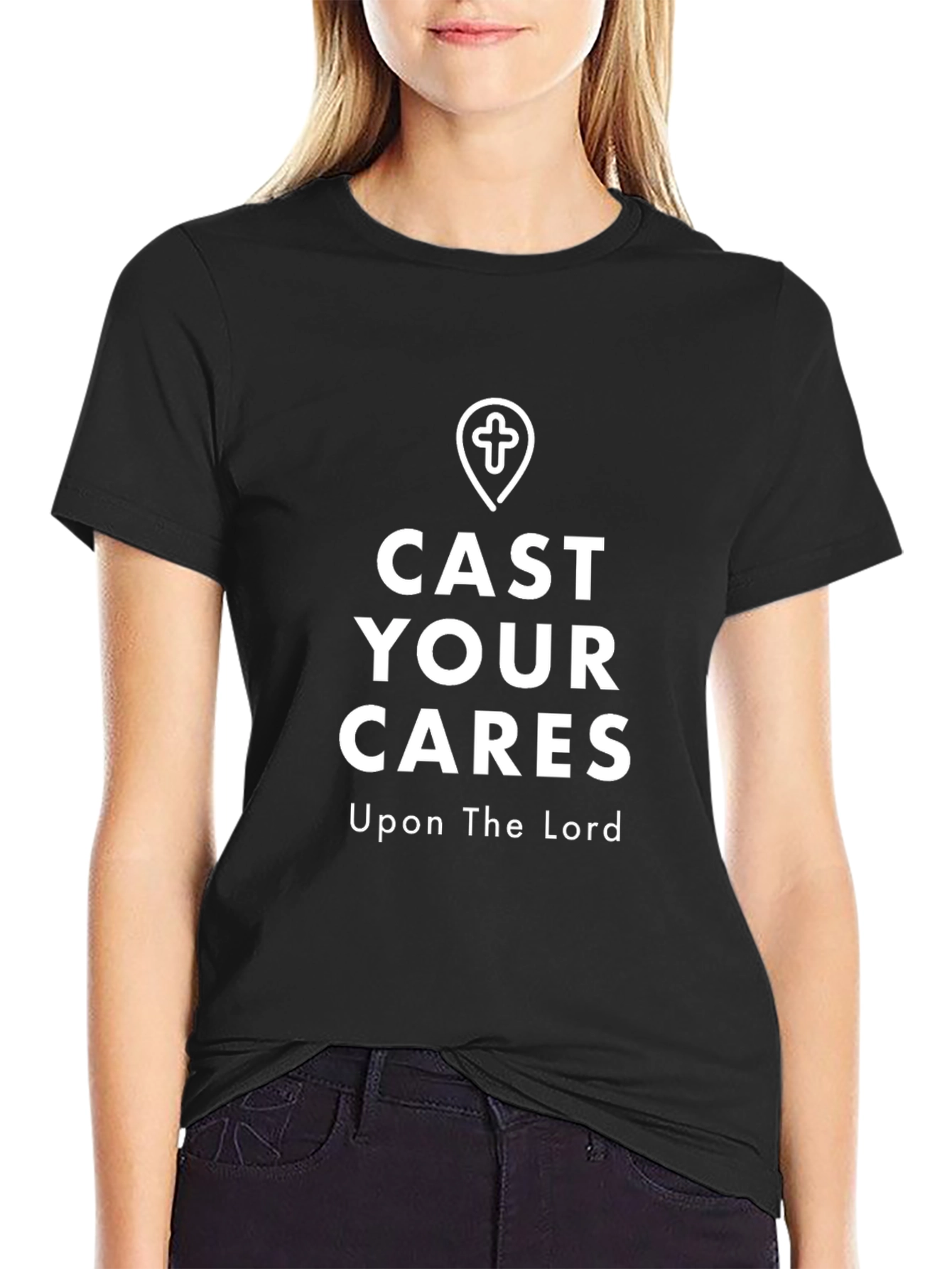 Cast Your Cares T-Shirt - Christian Apparel