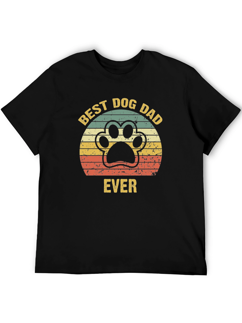 Best Dog Dad Ever Graphic T-Shirt