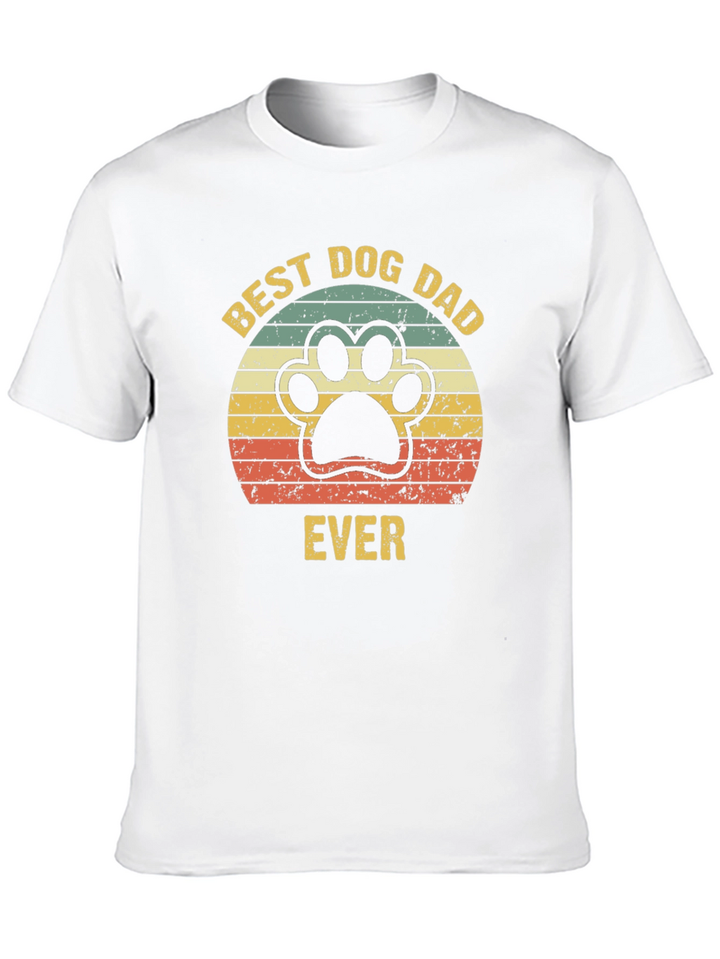 Best Dog Dad Ever Graphic T-Shirt