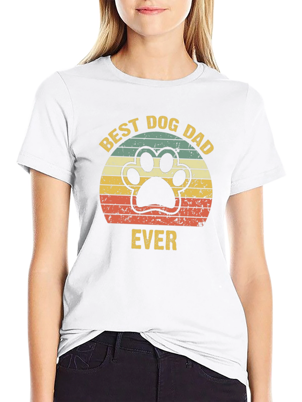 Best Dog Dad Ever Graphic T-Shirt