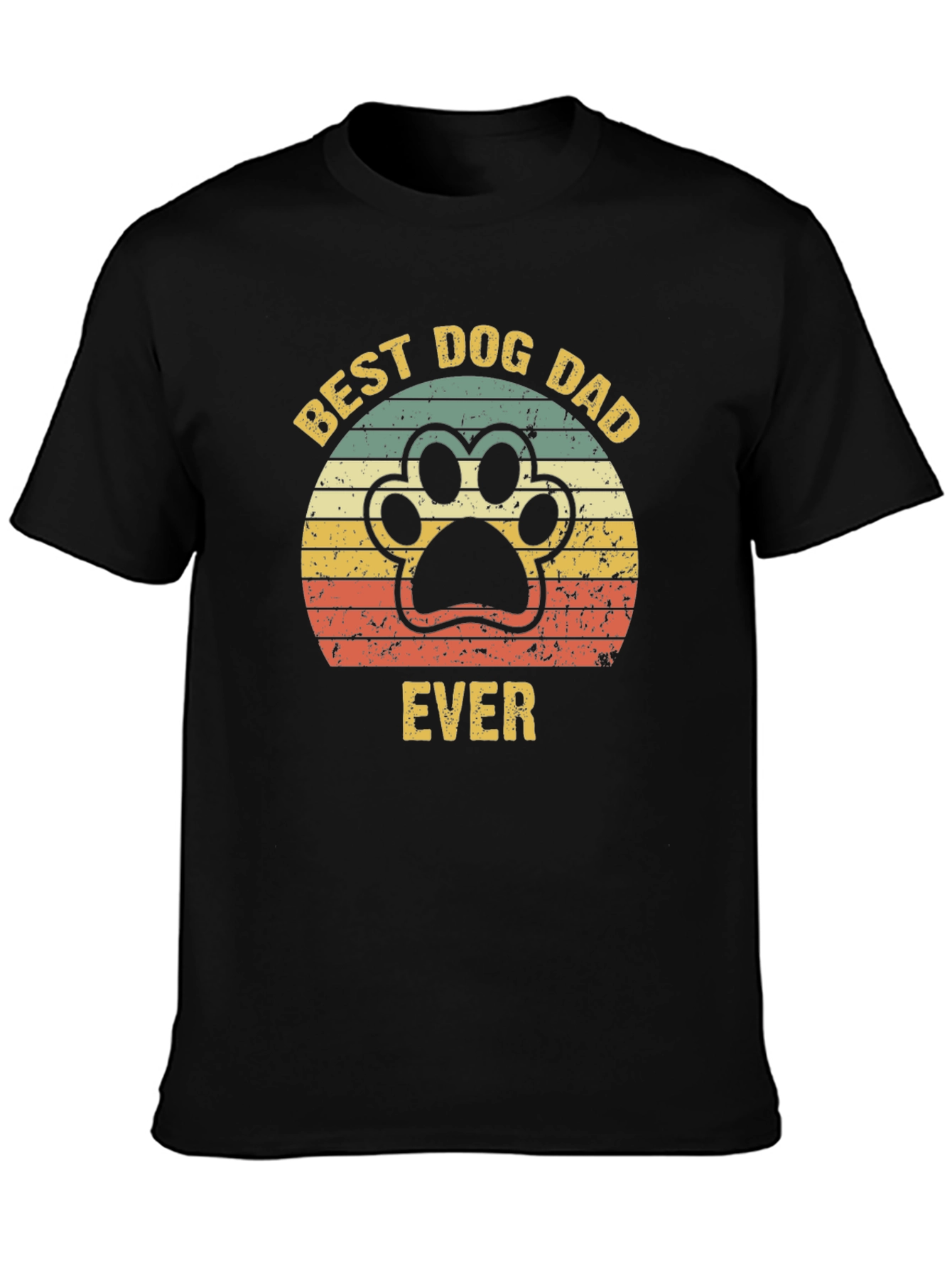 Best Dog Dad Ever Graphic T-Shirt