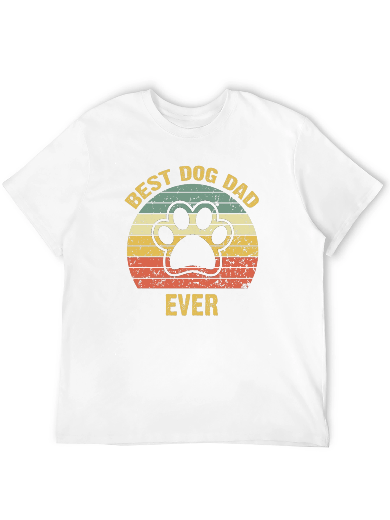 Best Dog Dad Ever Graphic T-Shirt