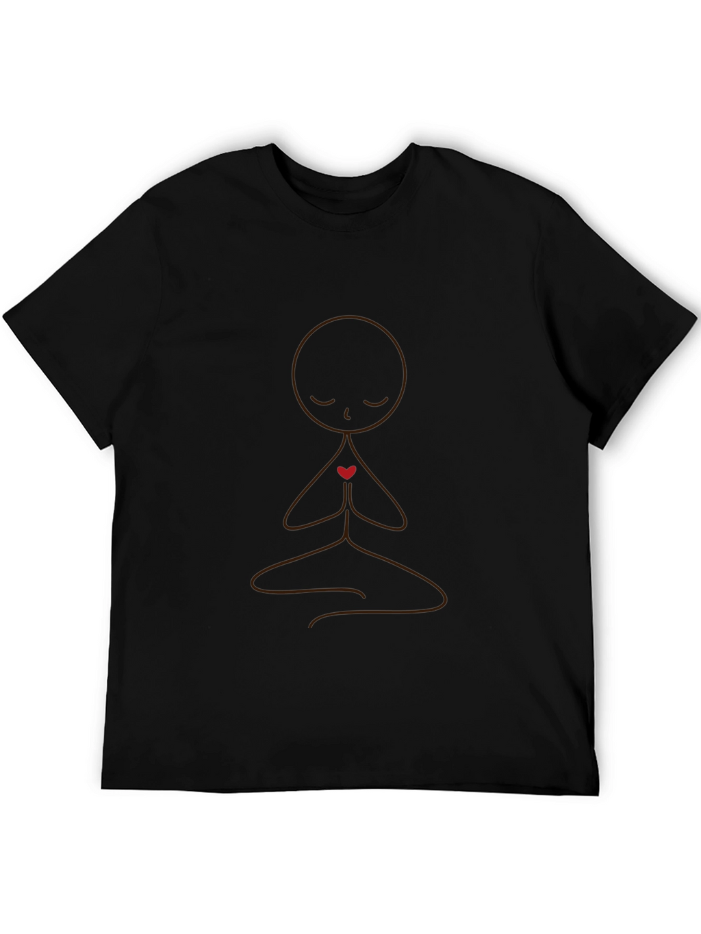 Meditative Mind Black T-Shirt