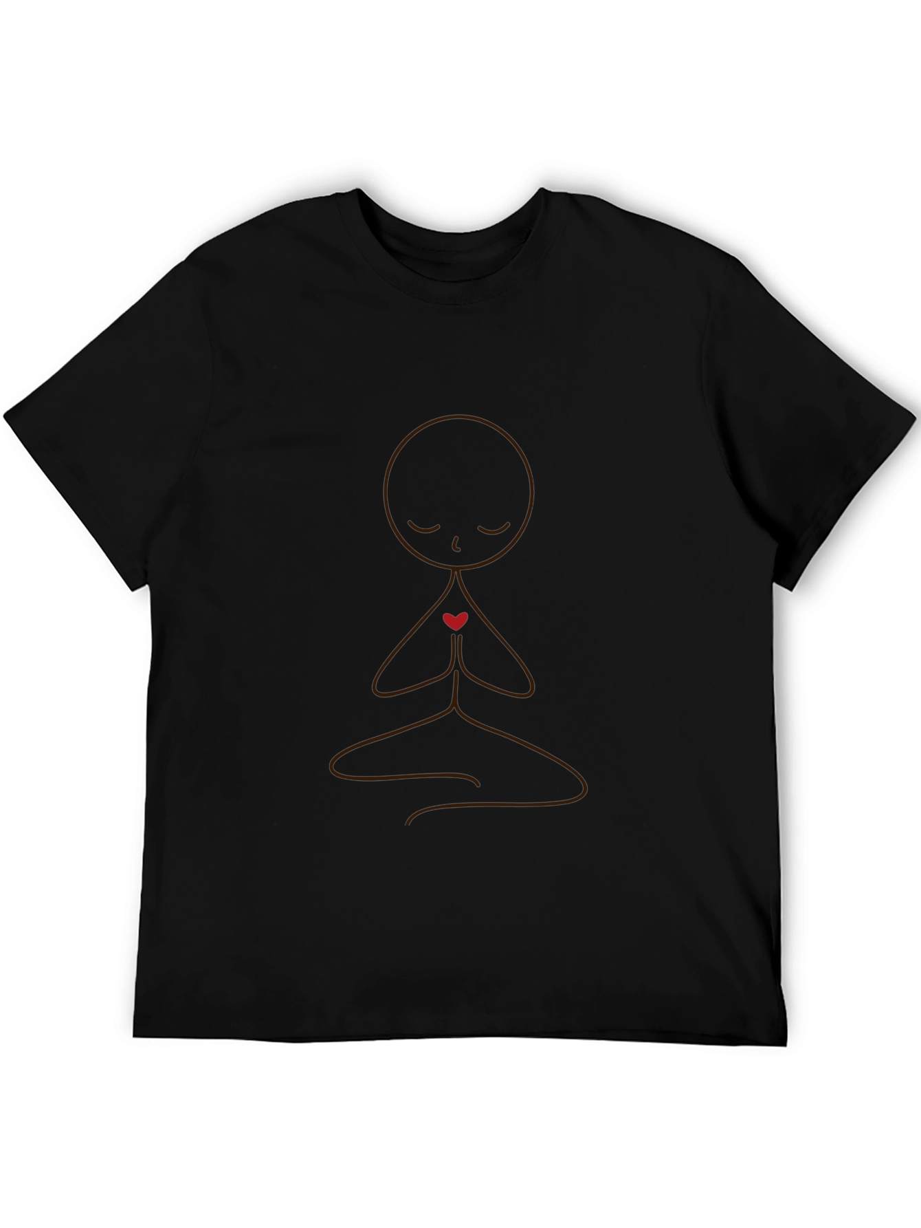 Meditative Mind Black T-Shirt