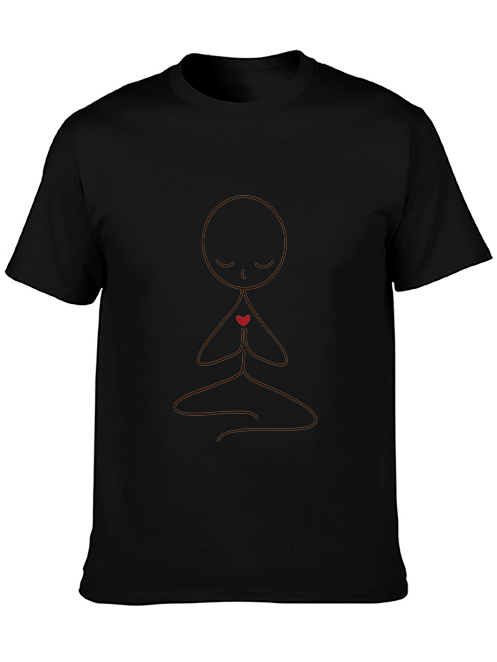 Meditative Mind Black T-Shirt