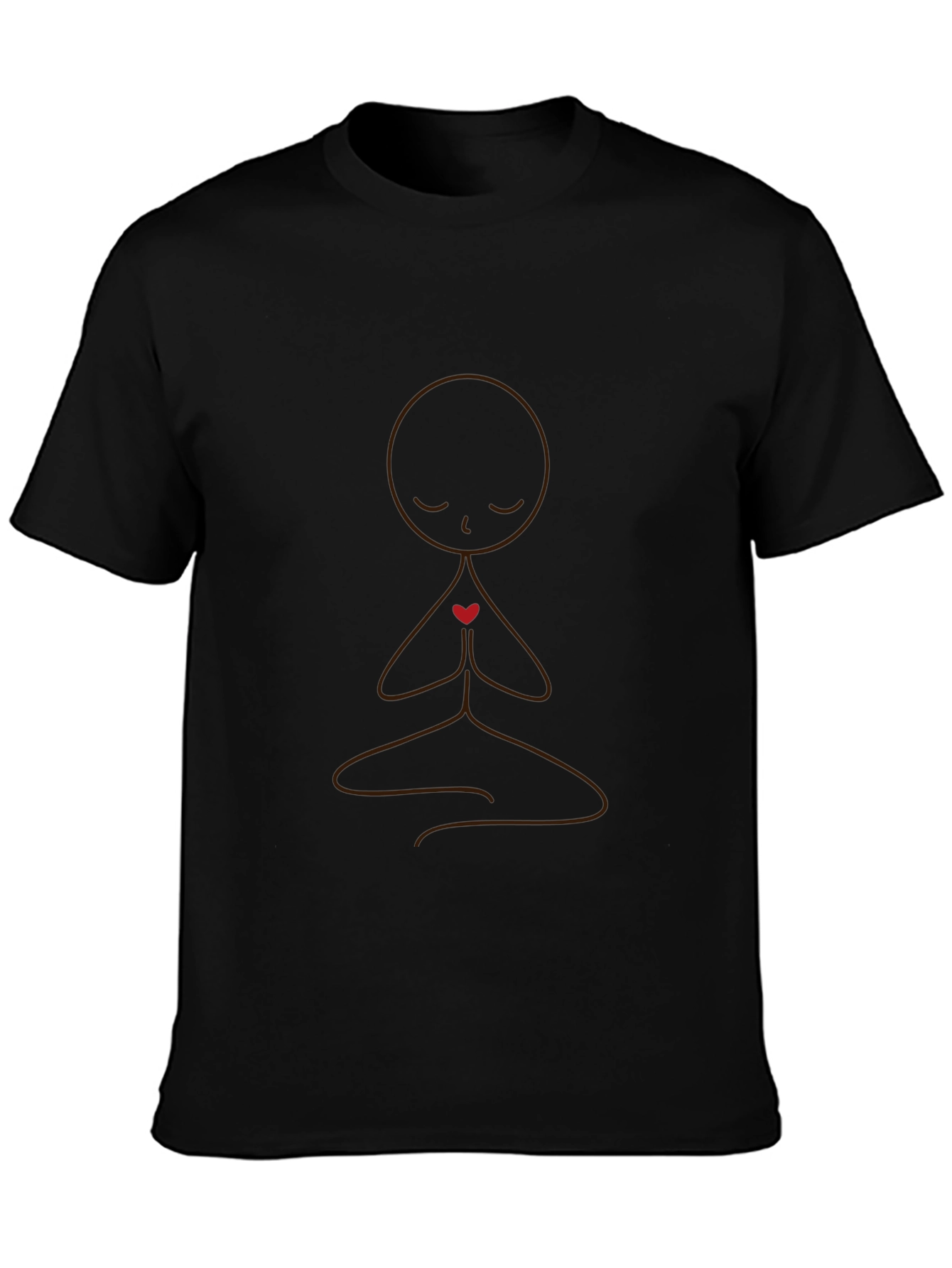 Meditative Mind Black T-Shirt