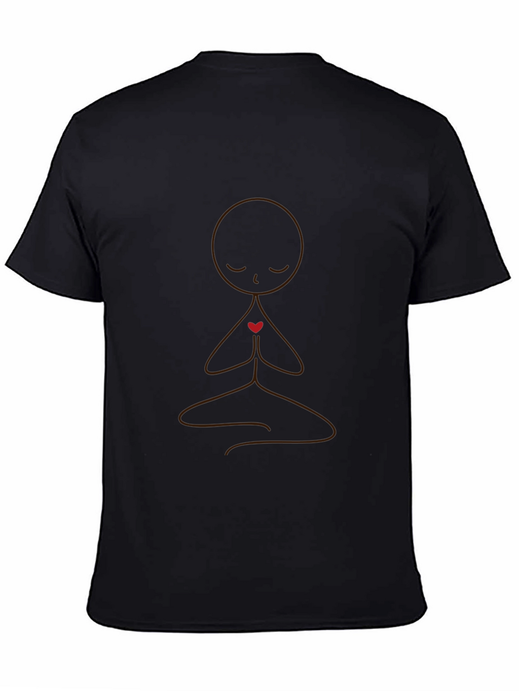 Meditative Mind Black T-Shirt
