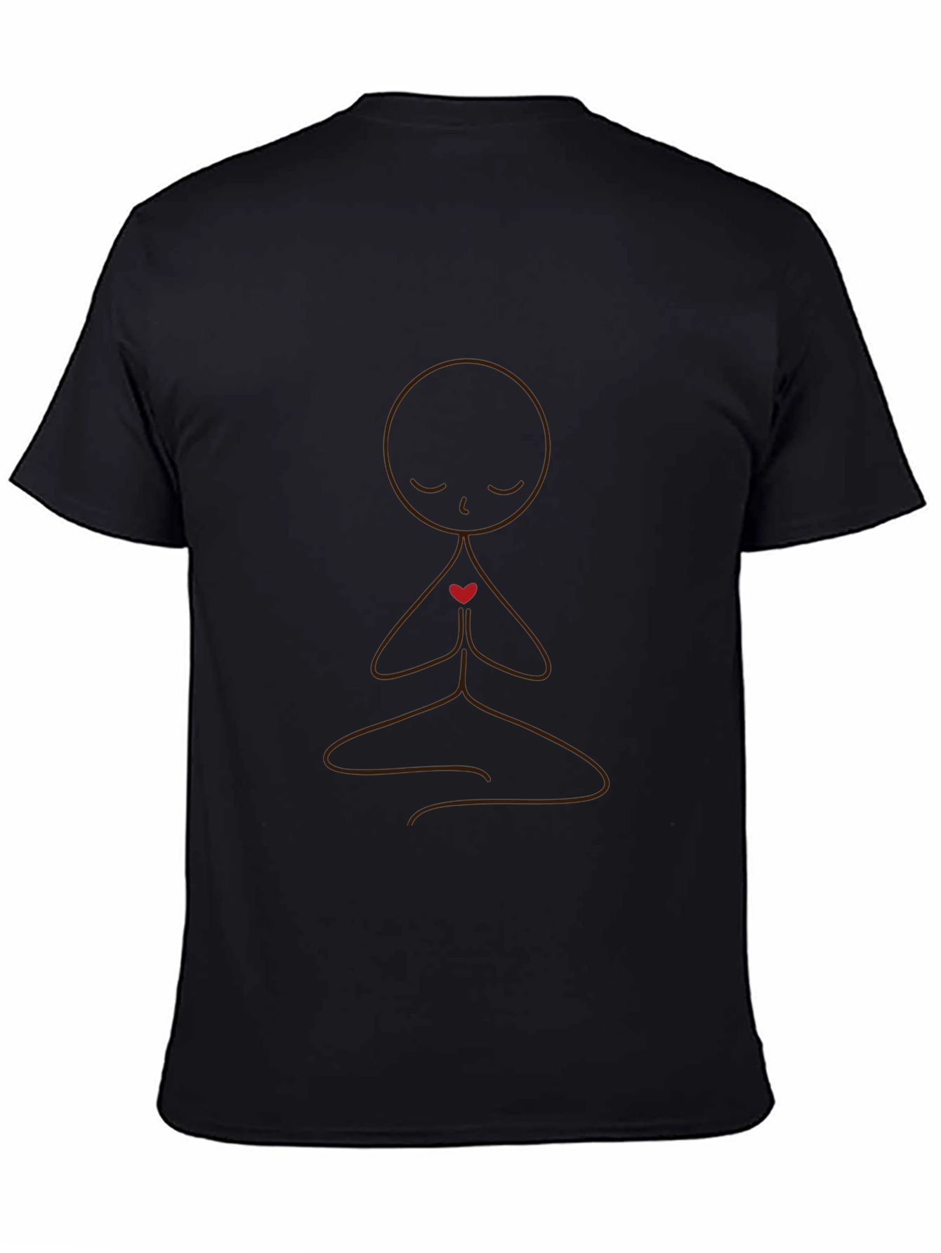 Meditative Mind Black T-Shirt