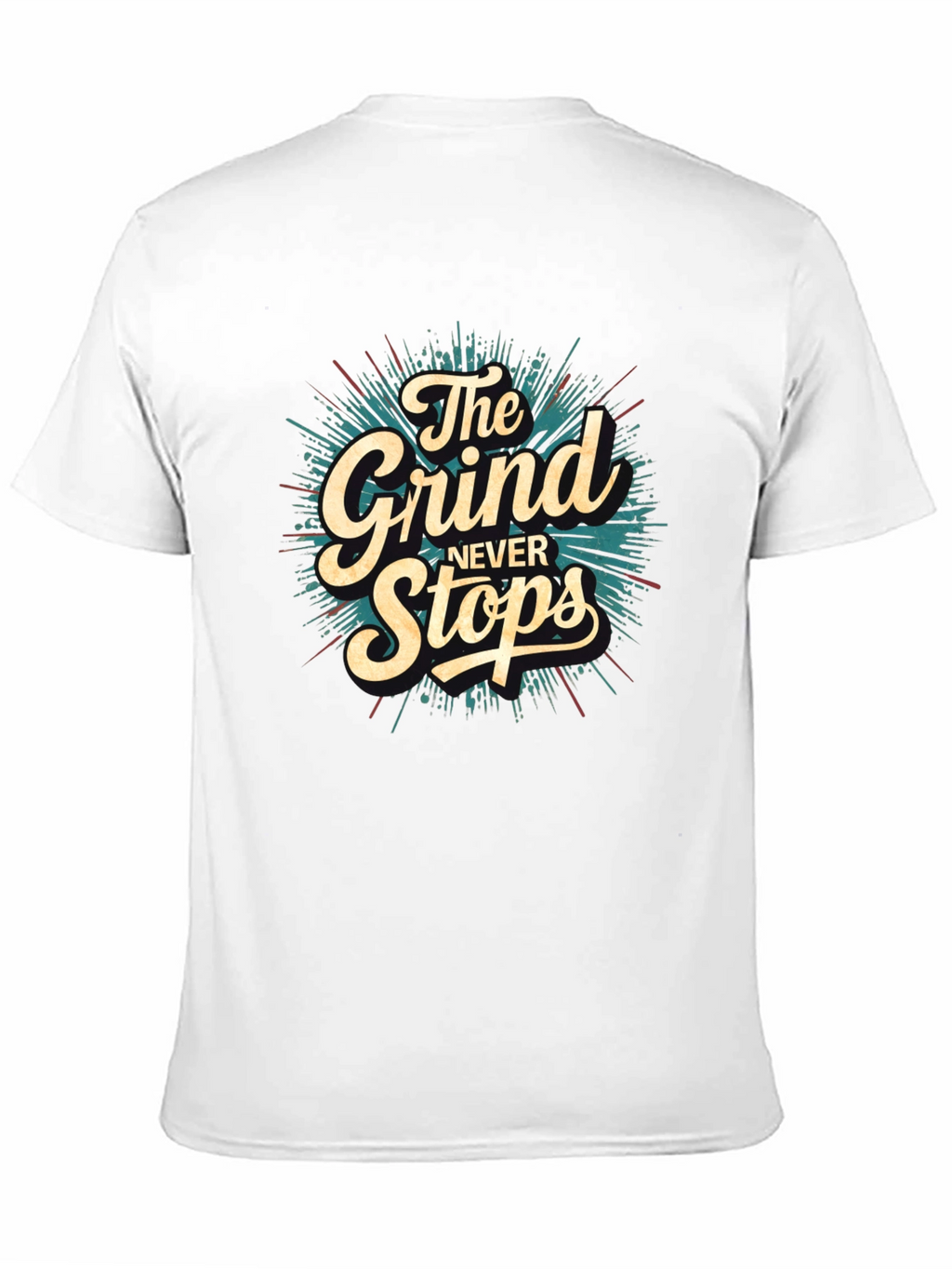 The Grind Never Stops Graphic T-Shirt