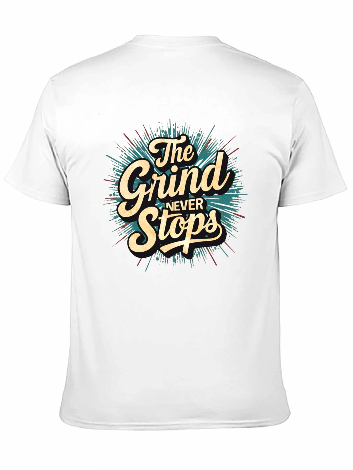 The Grind Never Stops Graphic T-Shirt