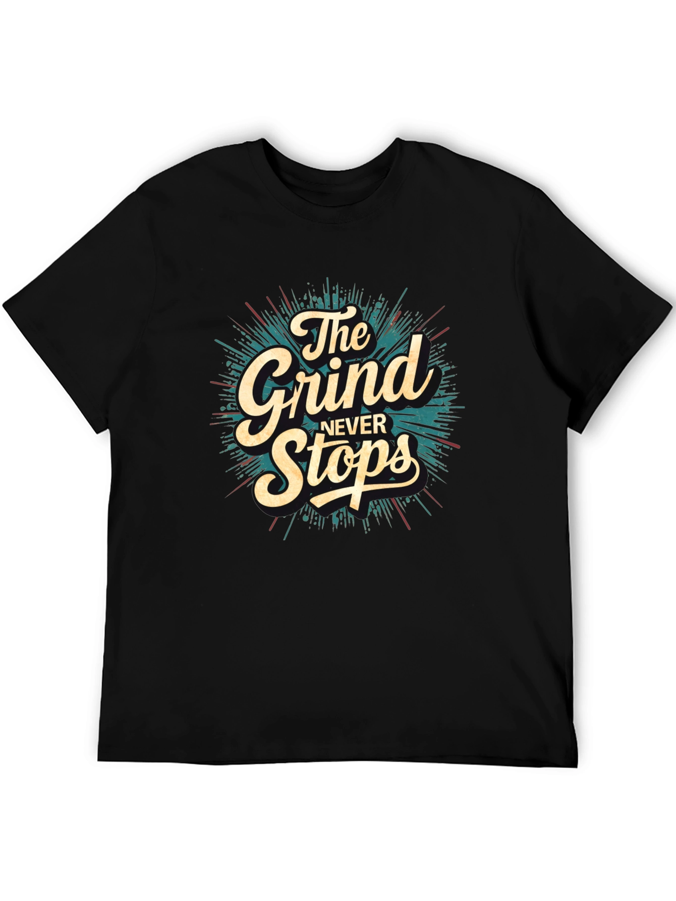 The Grind Never Stops Graphic T-Shirt