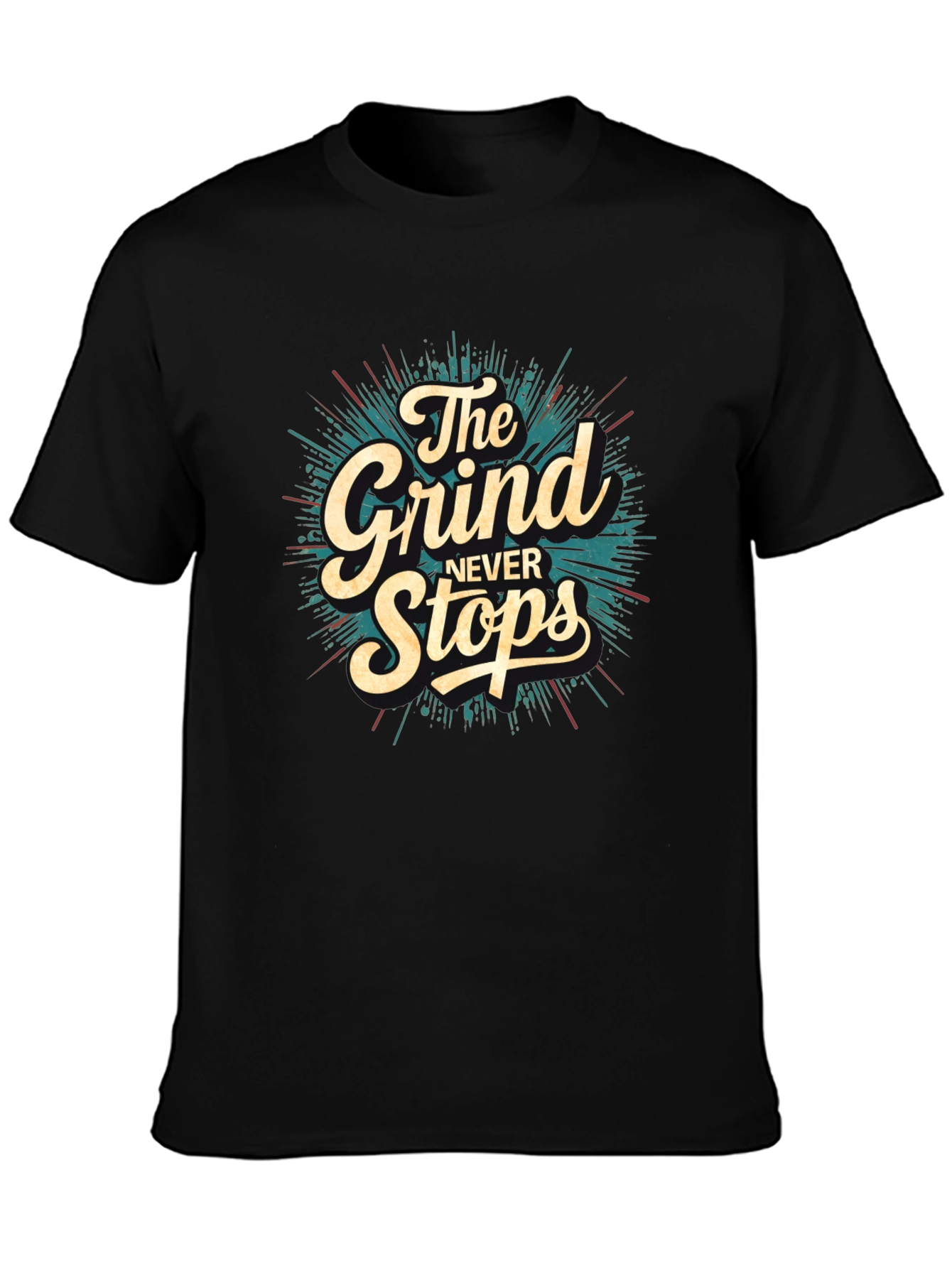 The Grind Never Stops Graphic T-Shirt
