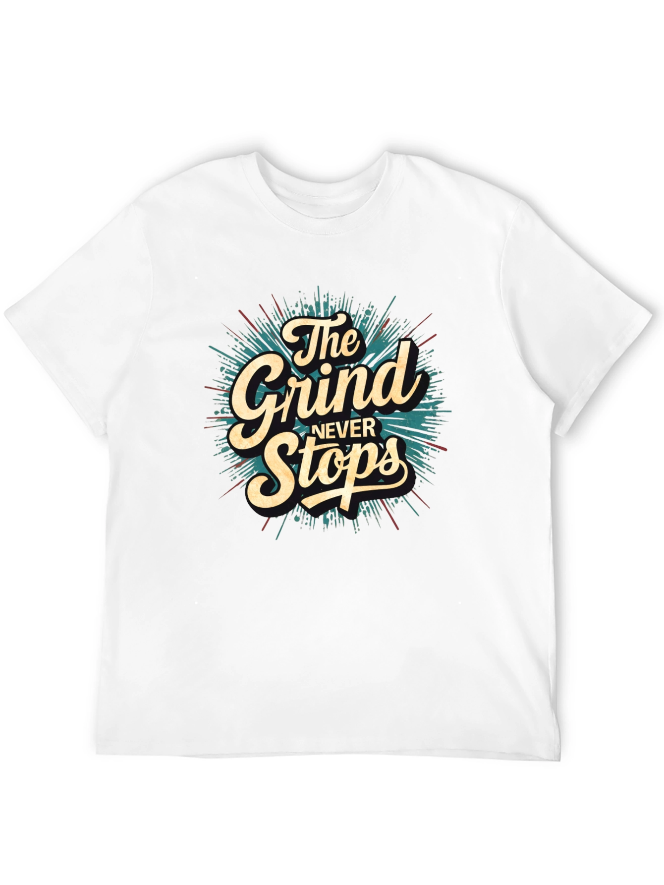 The Grind Never Stops Graphic T-Shirt