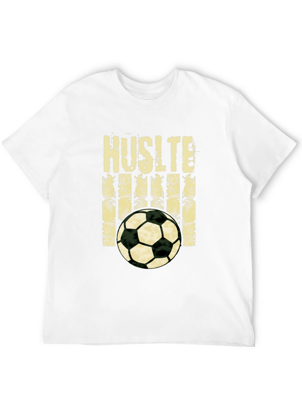Hustle Soccer T-Shirt - Black Graphic Tee