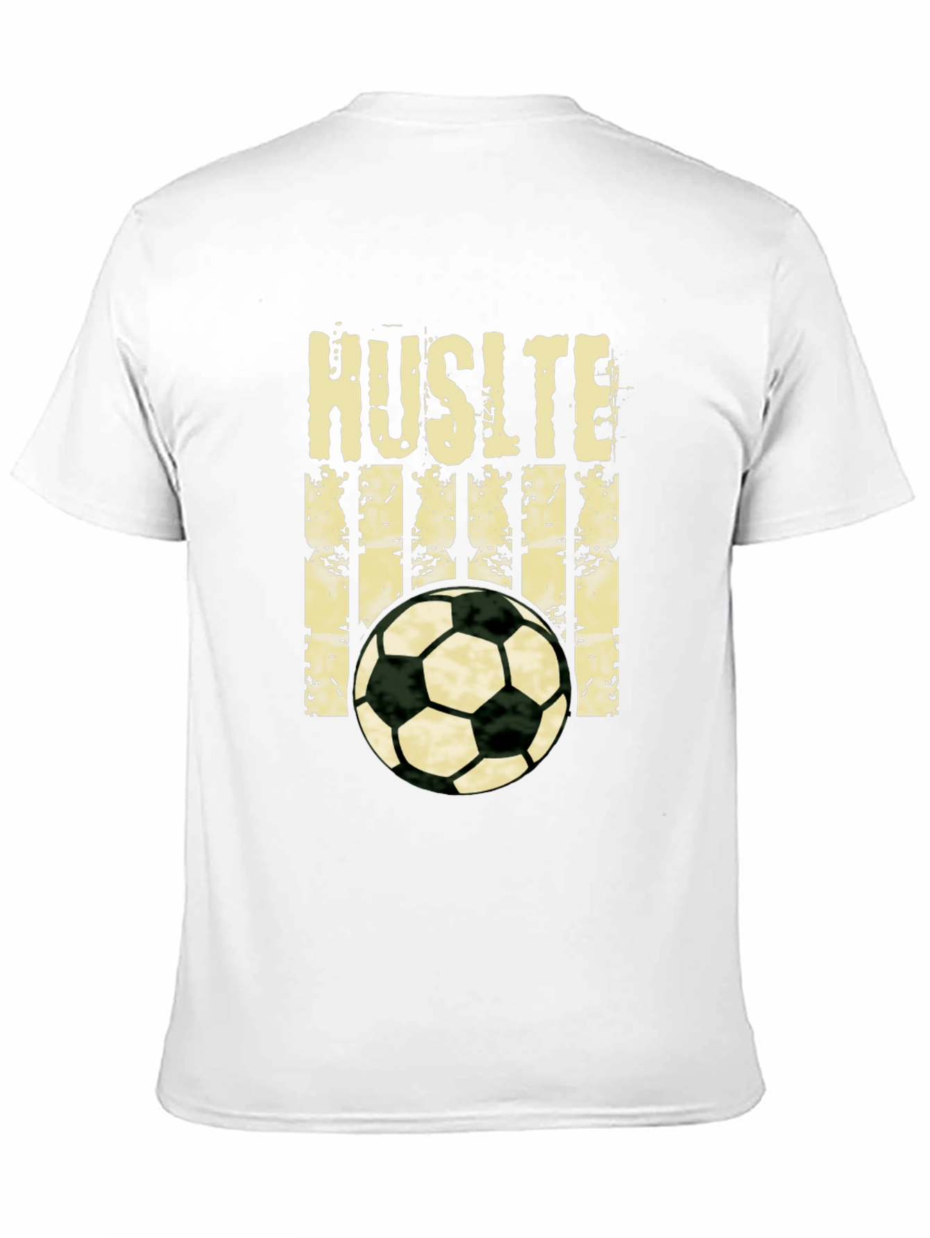 Hustle Soccer T-Shirt - Black Graphic Tee