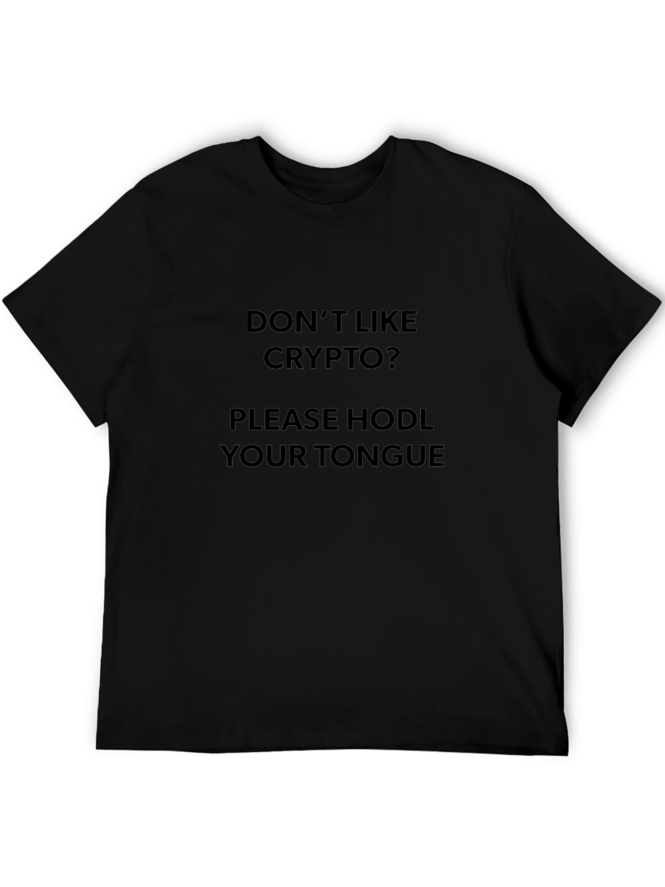 Crypto HODL Tongue Graphic Tee