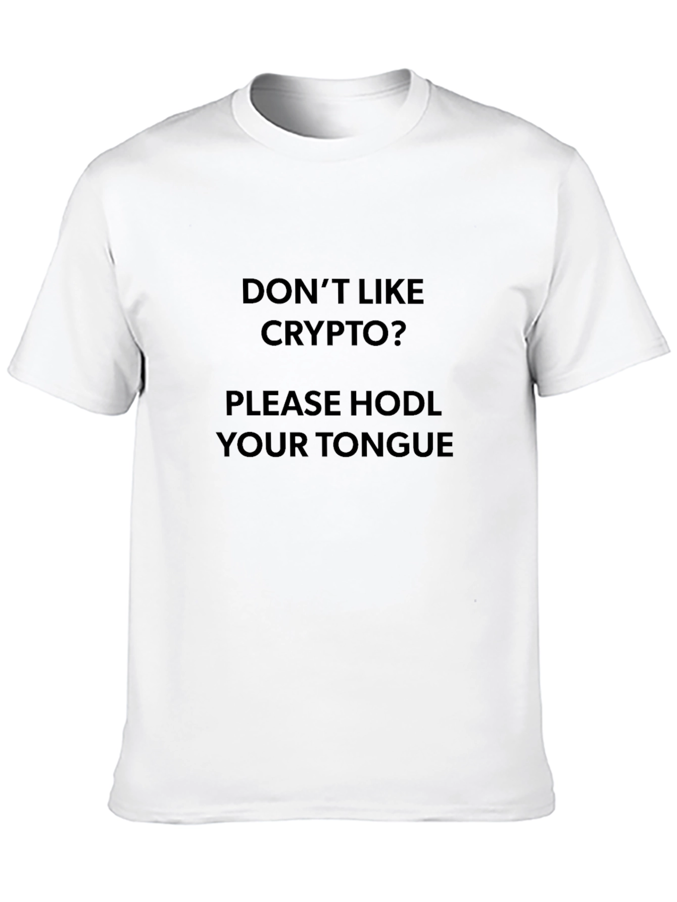 Crypto HODL Tongue Graphic Tee