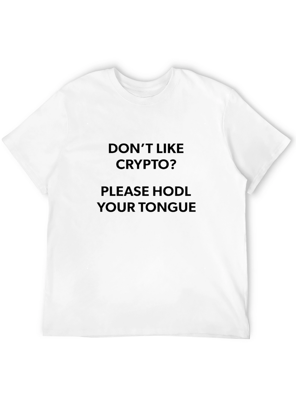 Crypto HODL Tongue Graphic Tee