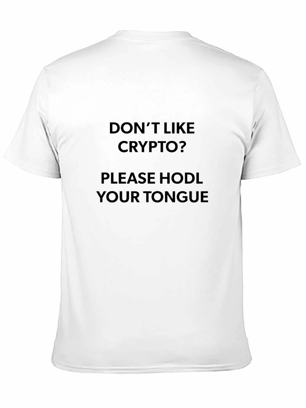 Crypto HODL Tongue Graphic Tee