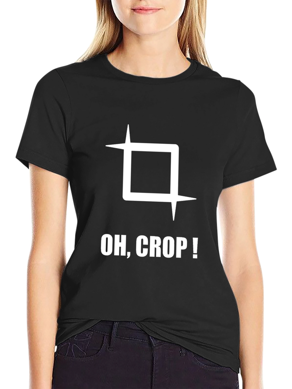 Oh Crop! Graphic Tee - Funny Photography T-Shirt