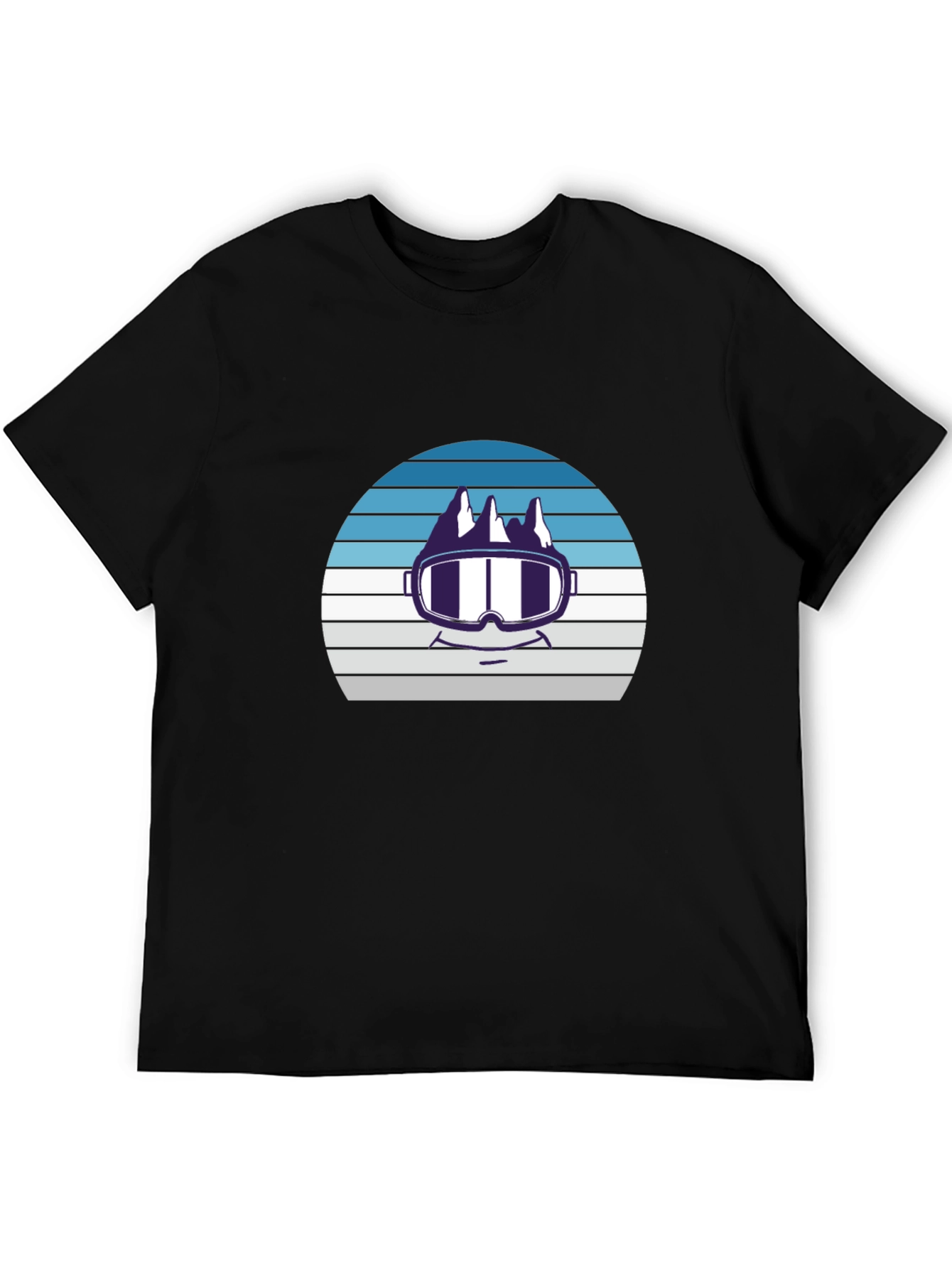 Cool Mountain Ski Goggles Graphic Tee