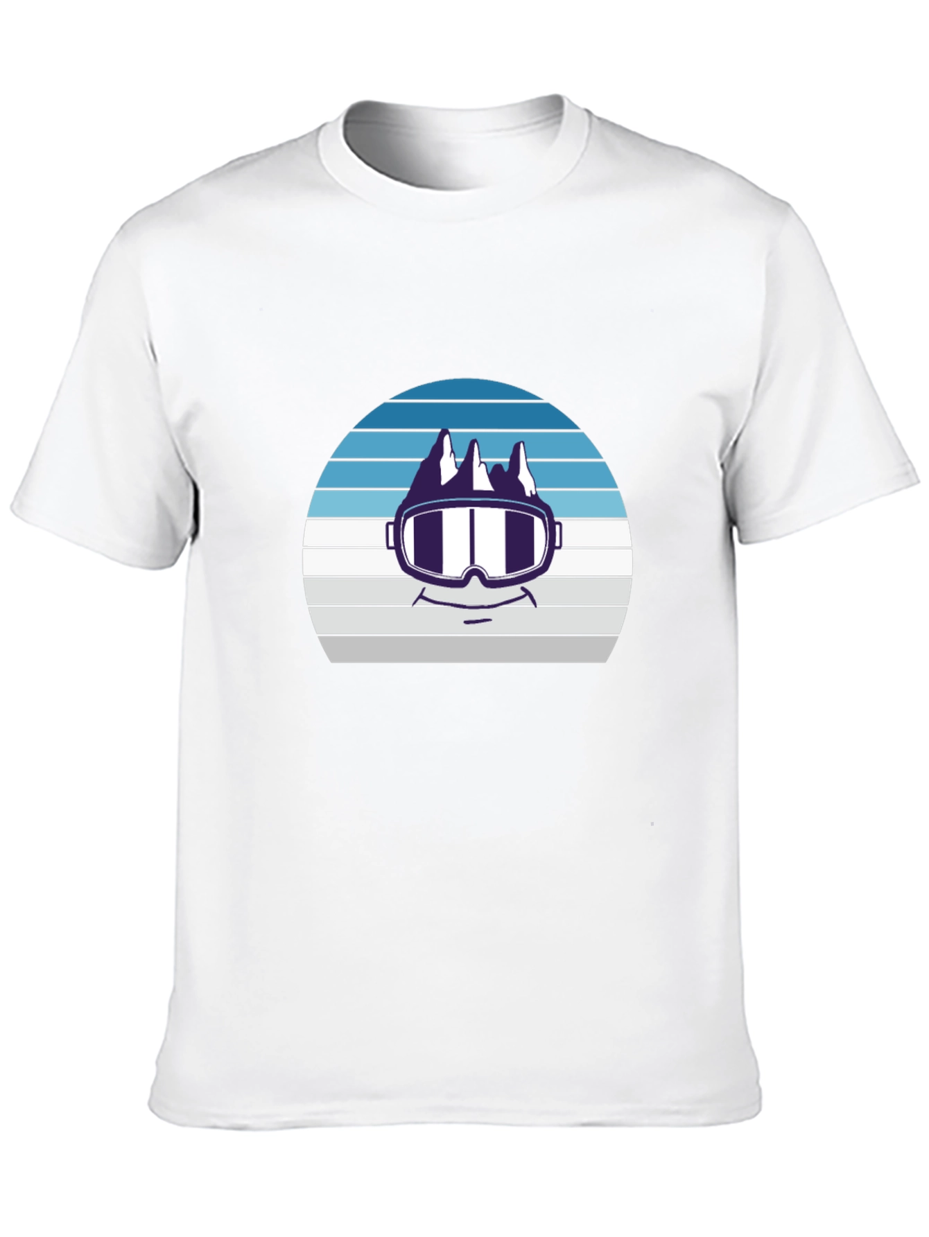 Cool Mountain Ski Goggles Graphic Tee