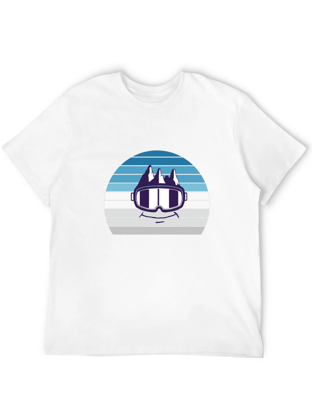 Cool Mountain Ski Goggles Graphic Tee