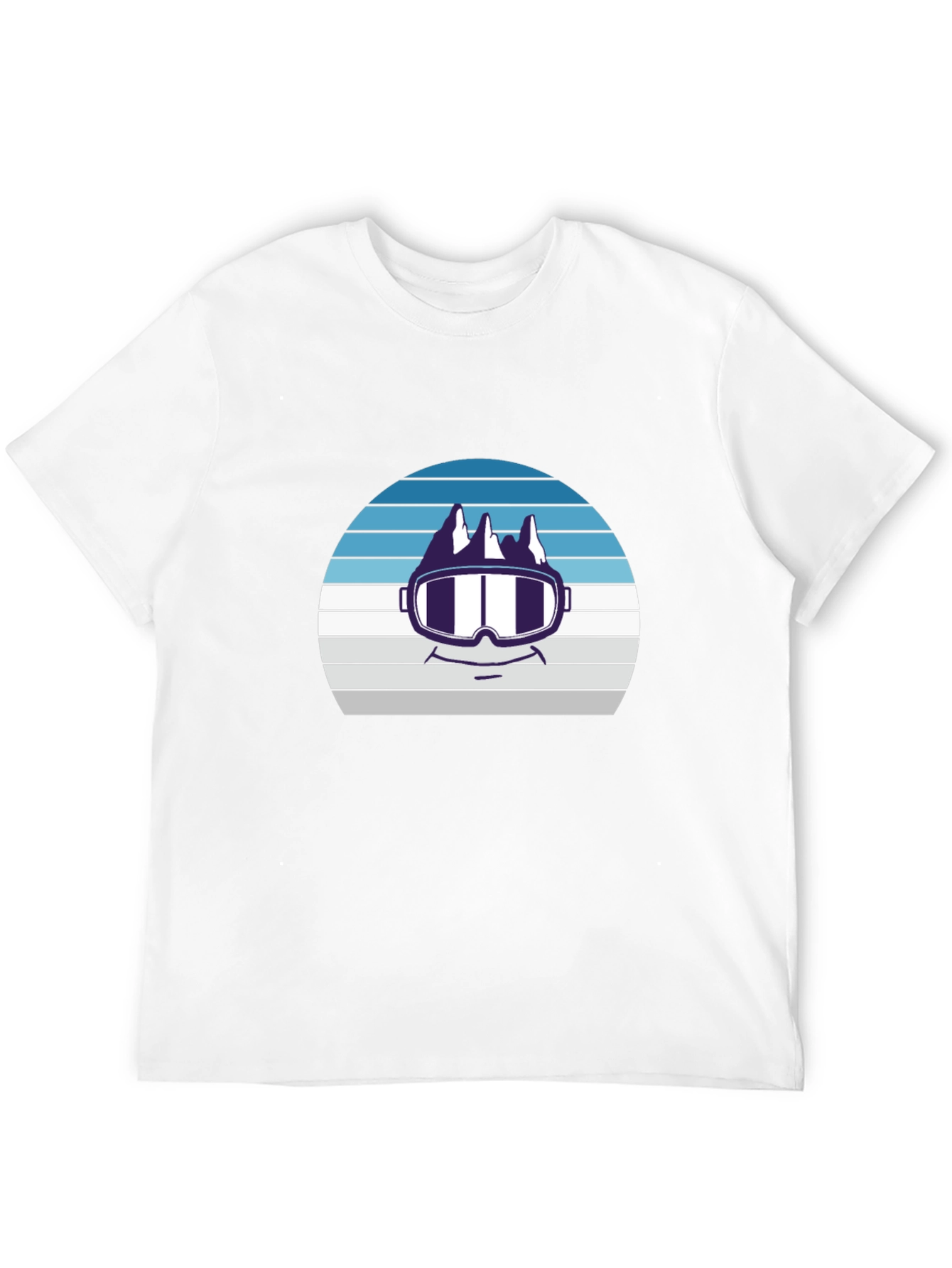 Cool Mountain Ski Goggles Graphic Tee