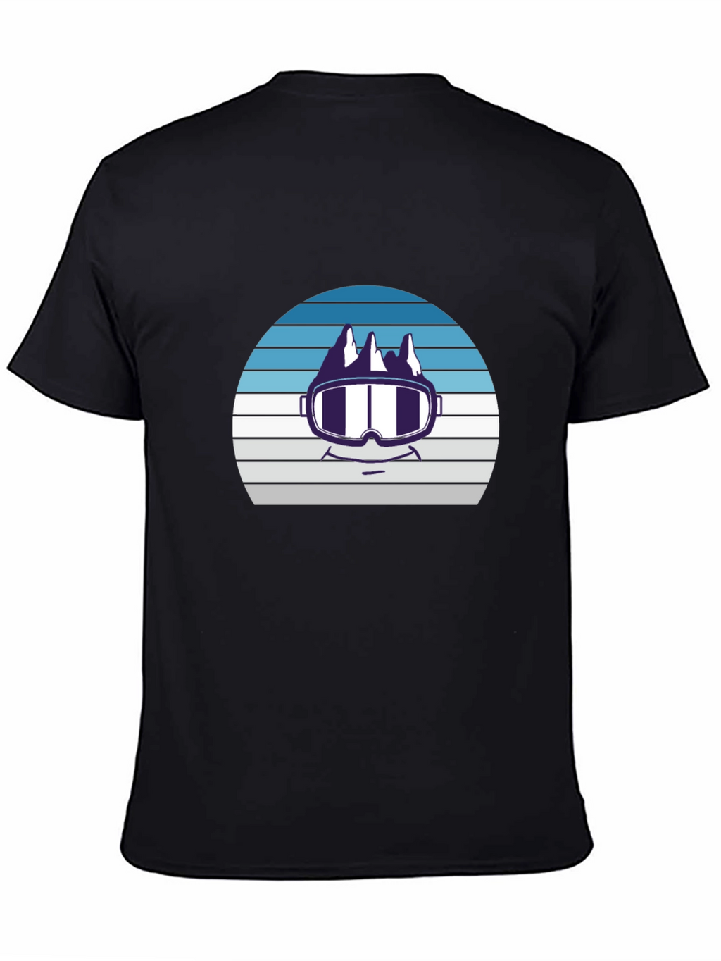 Cool Mountain Ski Goggles Graphic Tee