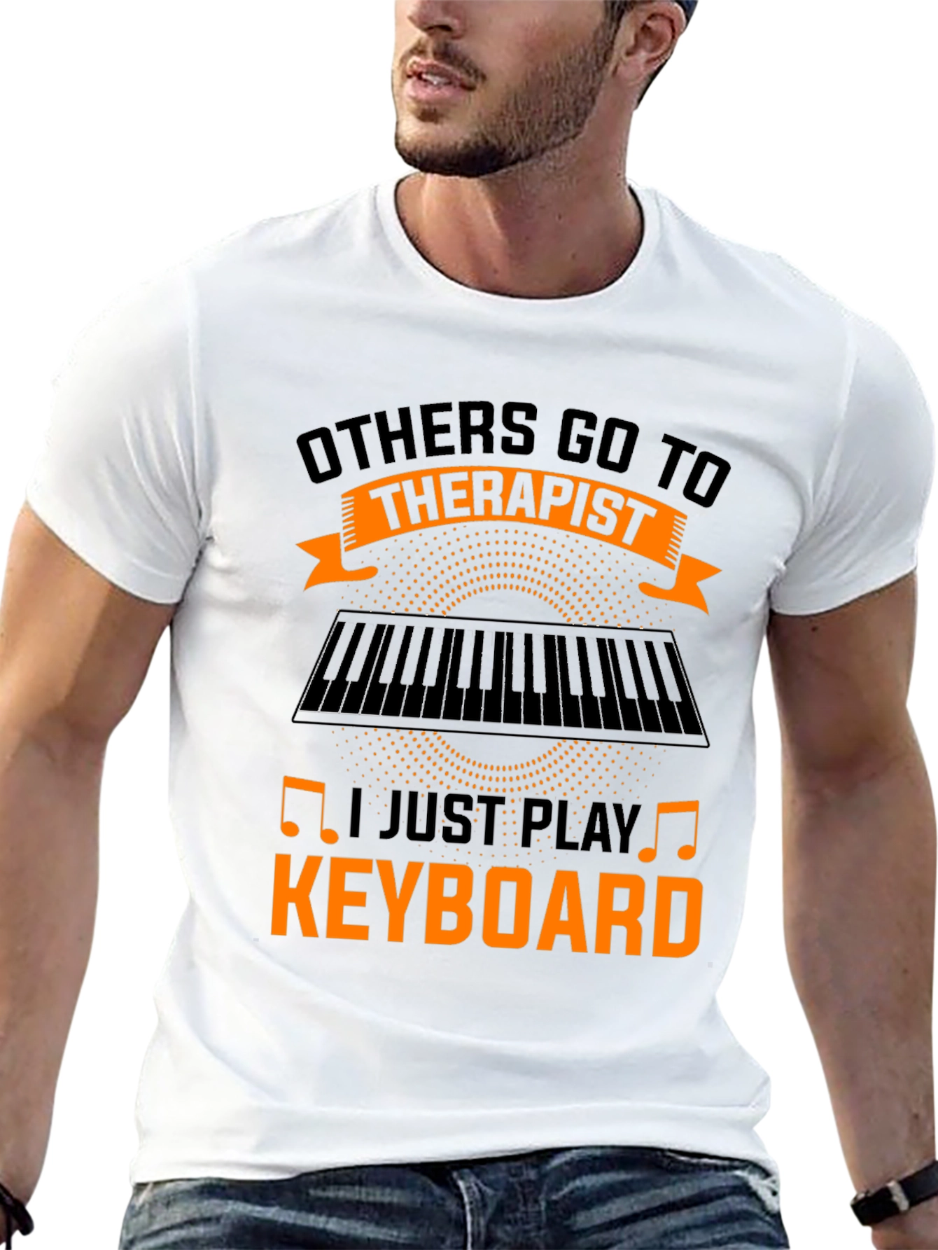 Keyboard Therapy T-Shirt - Musicians Apparel