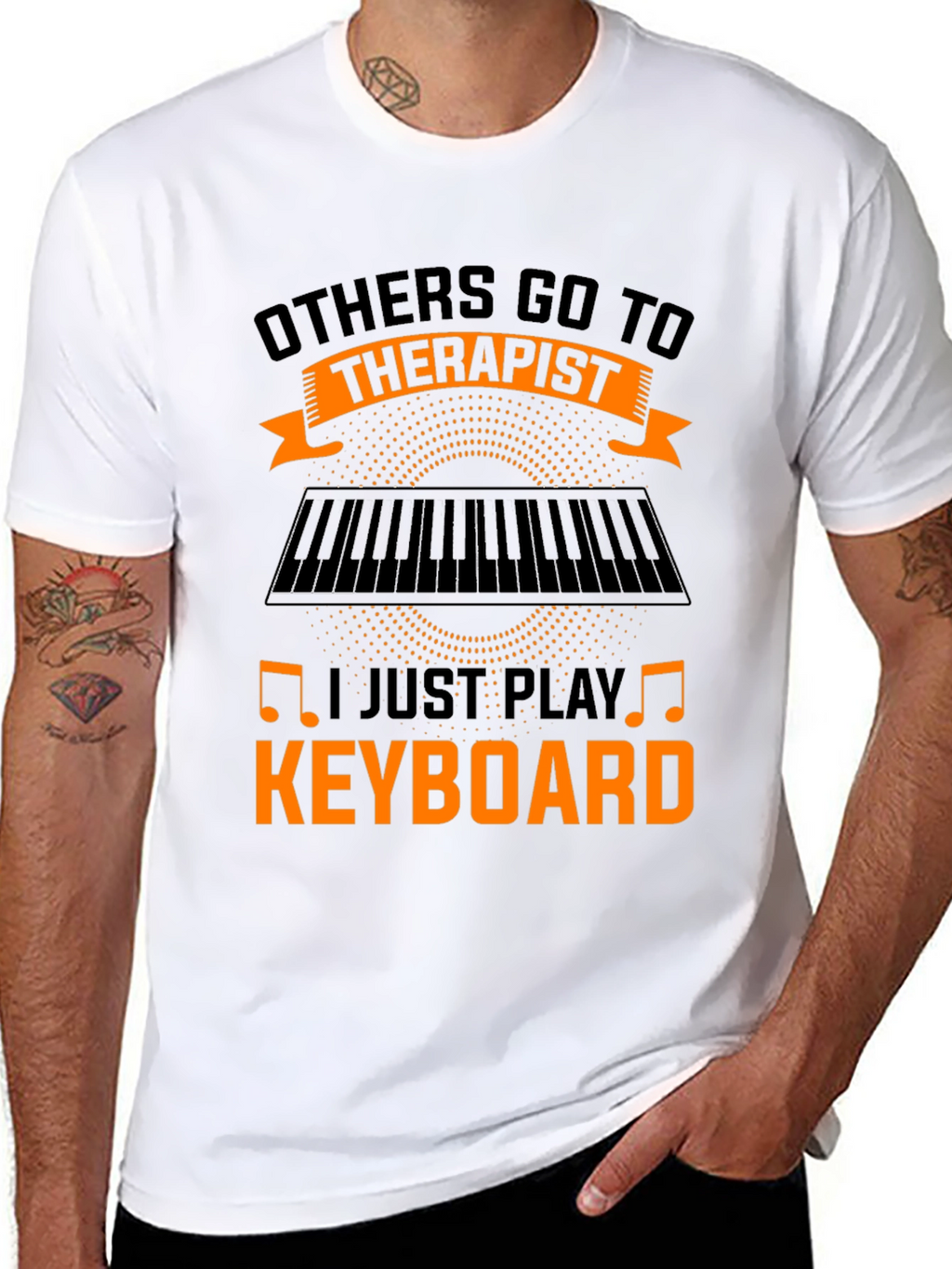 Keyboard Therapy T-Shirt - Musicians Apparel