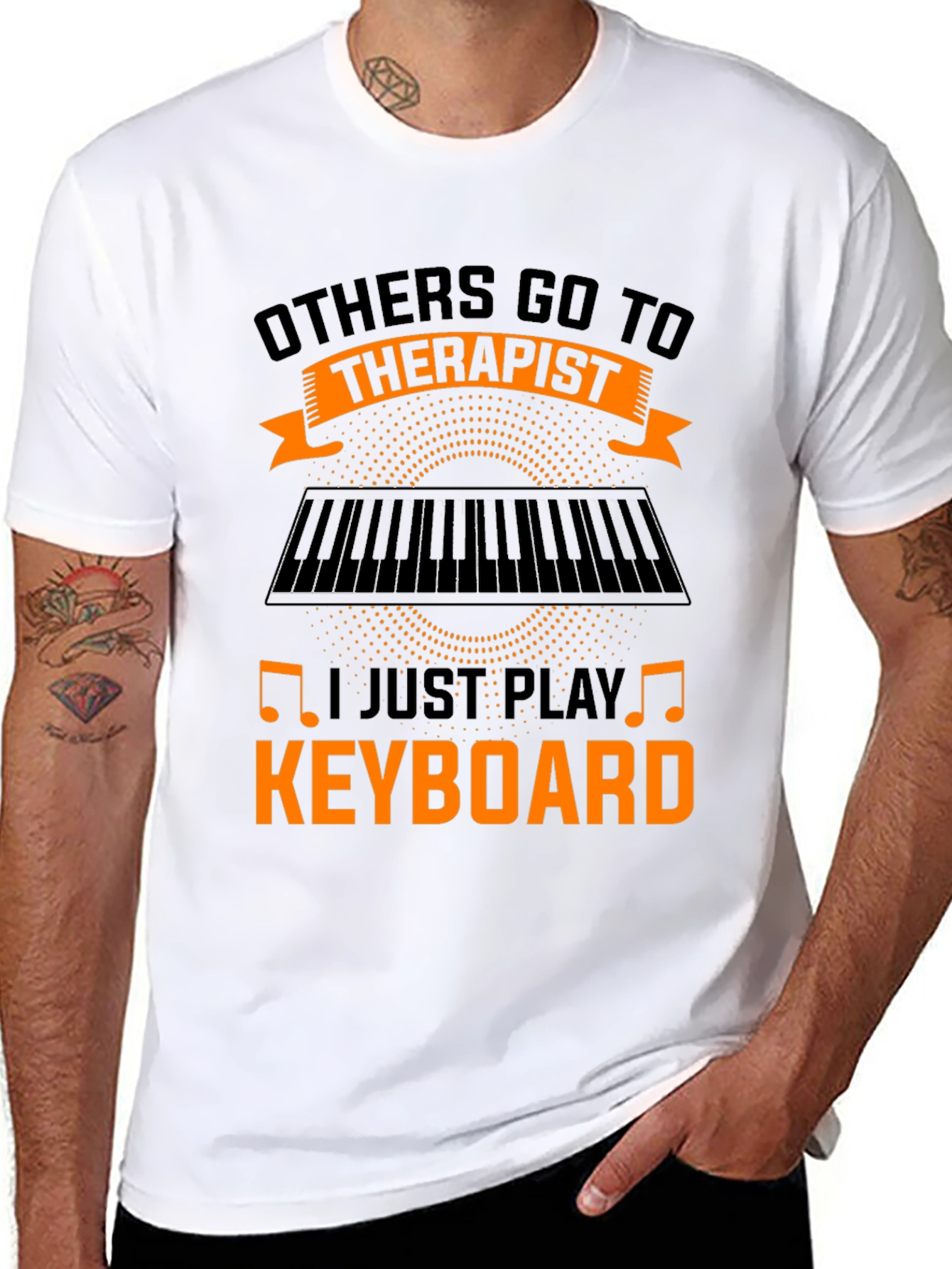 Keyboard Therapy T-Shirt - Musicians Apparel