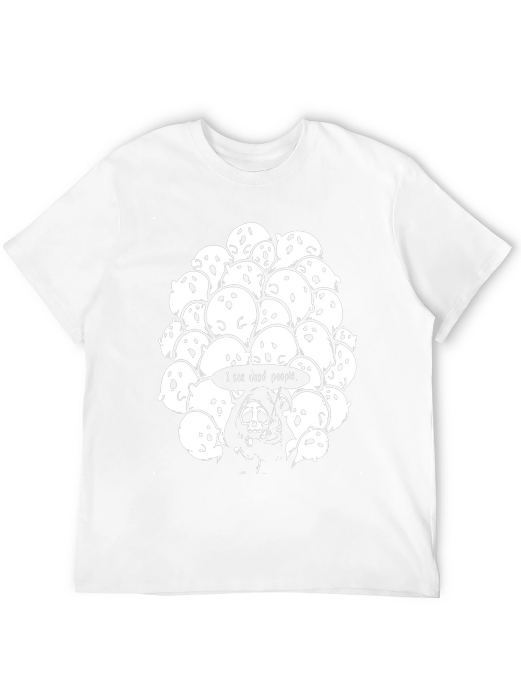 I See Dead People Ghost T-Shirt - Black