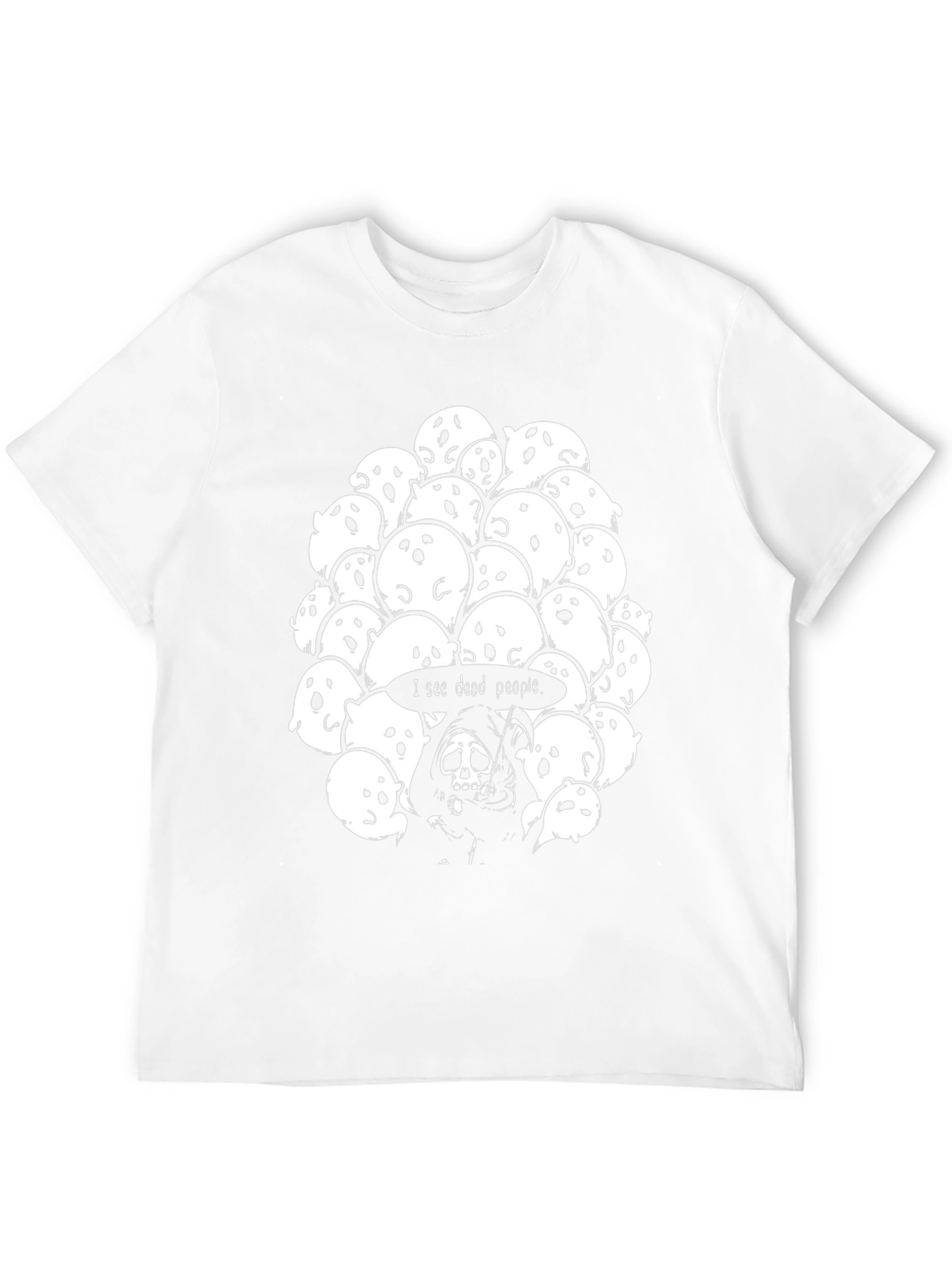 I See Dead People Ghost T-Shirt - Black