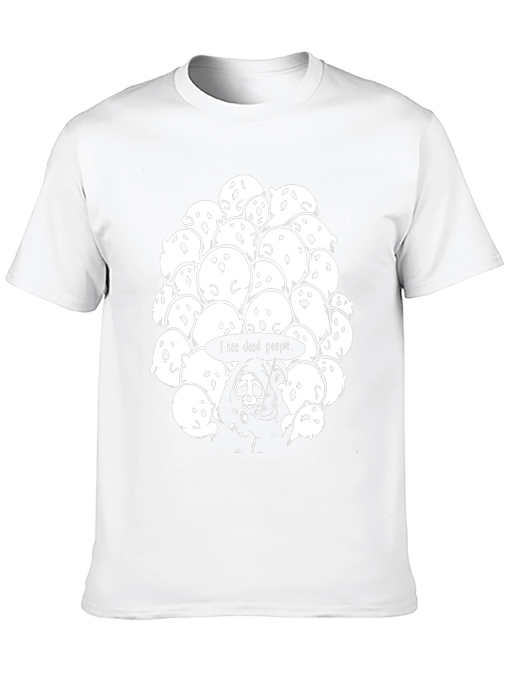 I See Dead People Ghost T-Shirt - Black