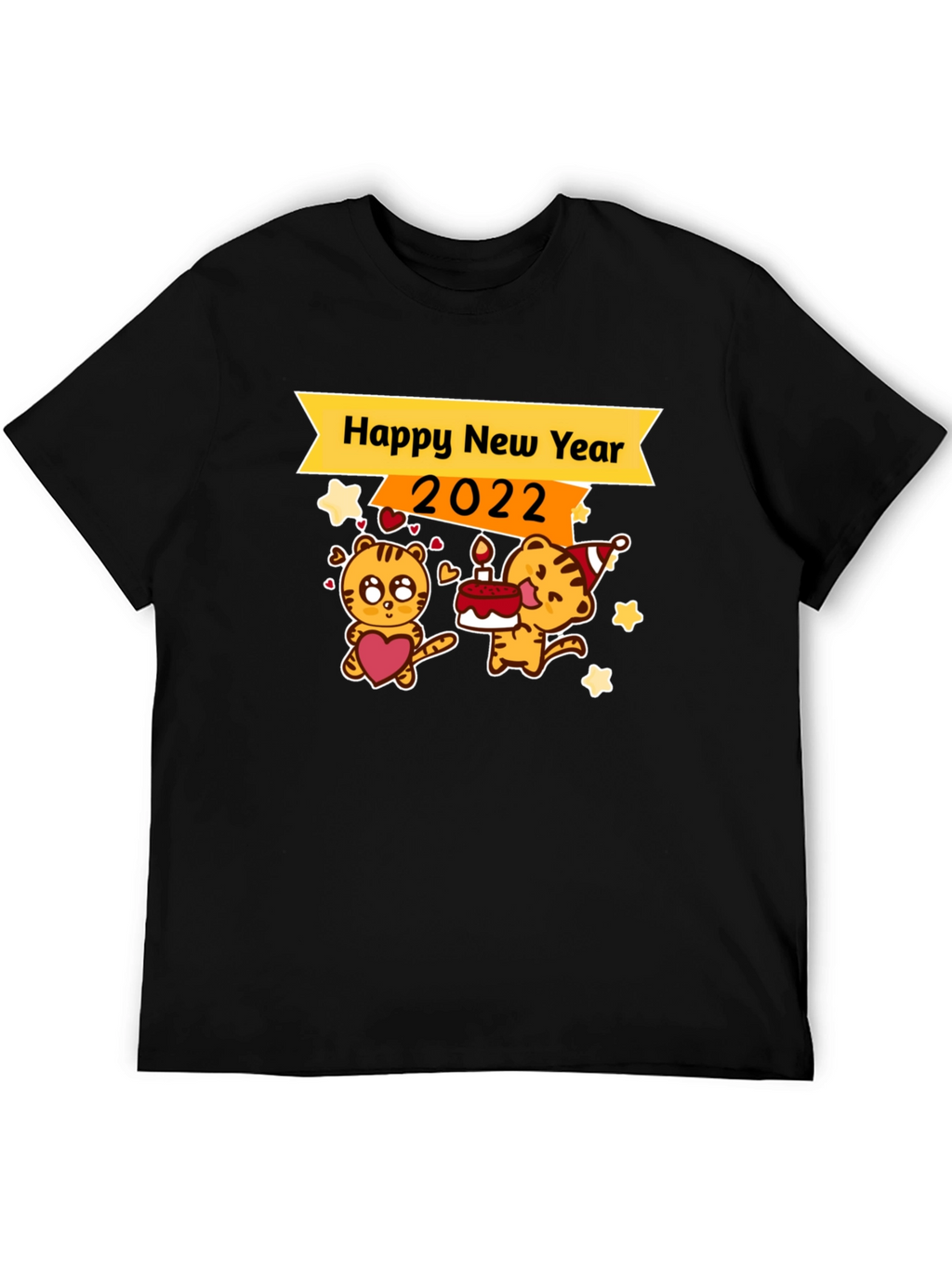 Happy New Year 2022 Tiger Graphic Tee