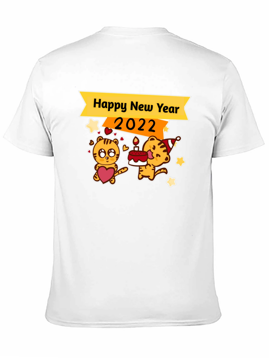 Happy New Year 2022 Tiger Graphic Tee