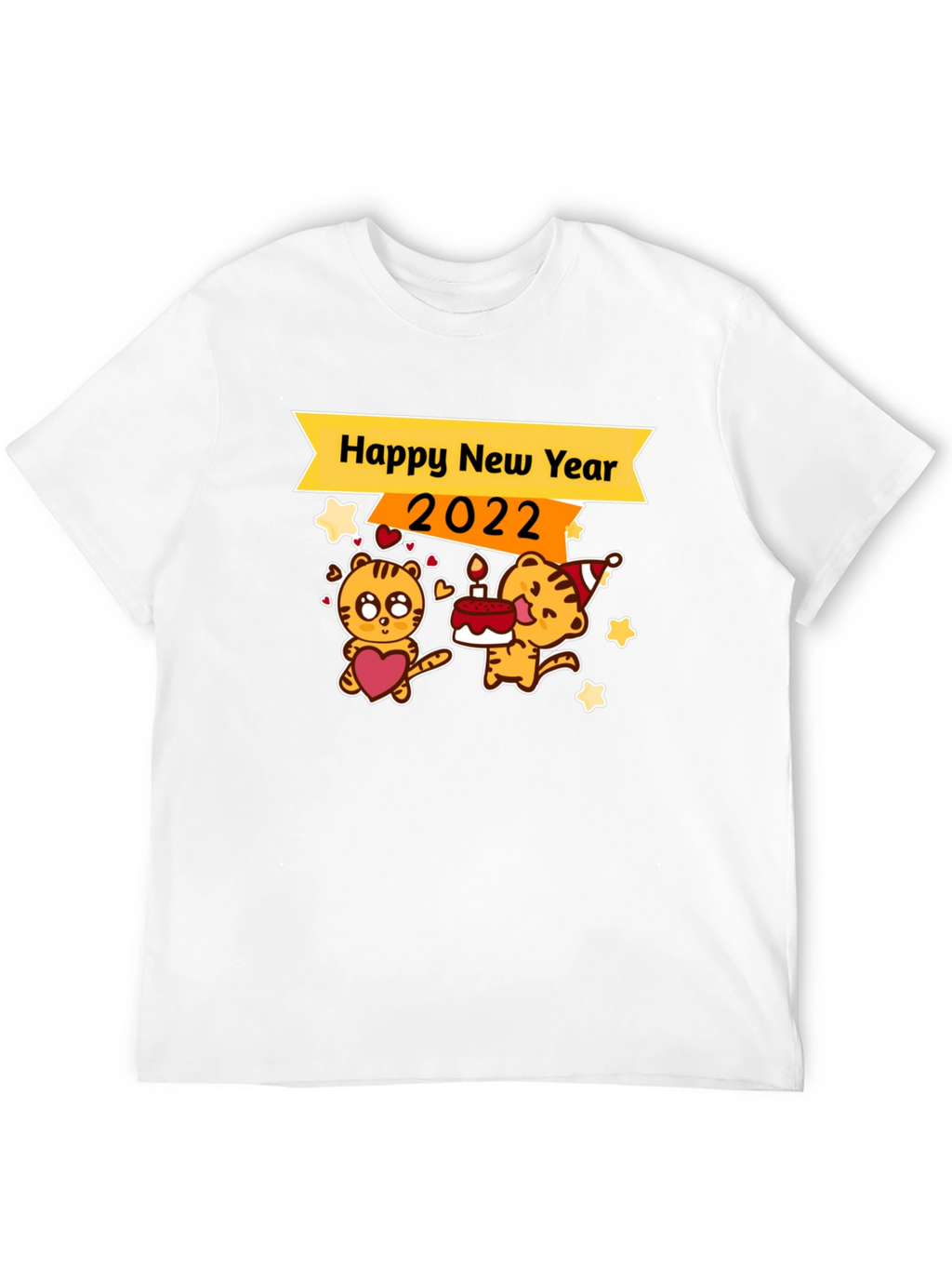 Happy New Year 2022 Tiger Graphic Tee