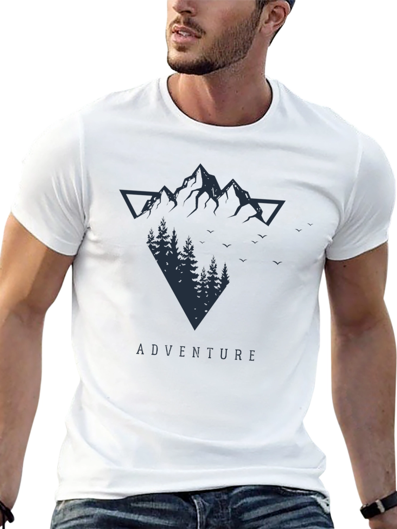 Adventure Graphic Tee - Mountain Design