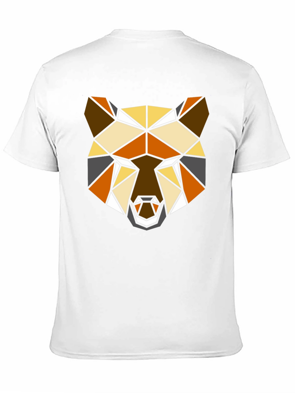 Geometric Bear T-Shirt - Modern Polygon Animal Tee