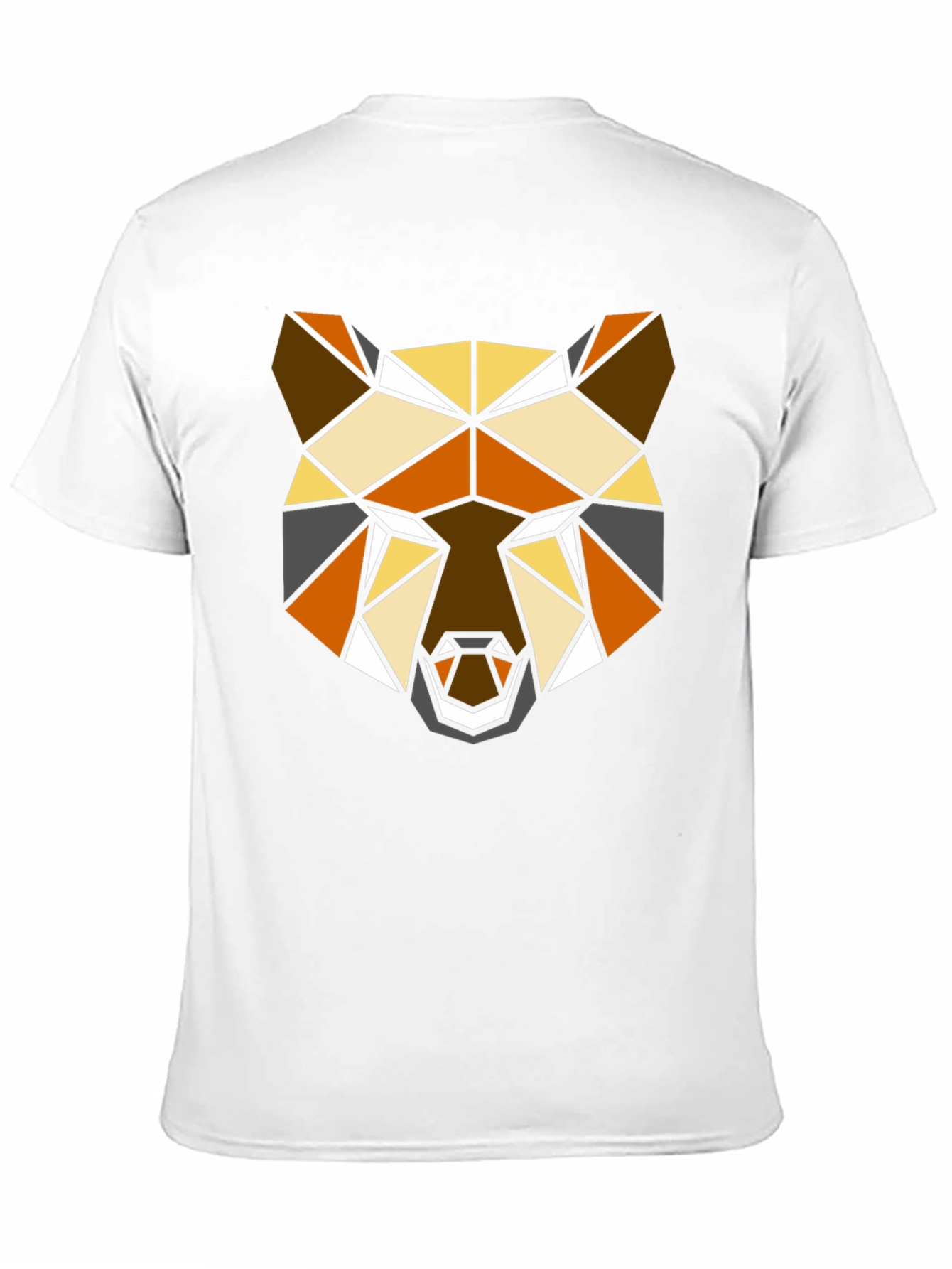 Geometric Bear T-Shirt - Modern Polygon Animal Tee