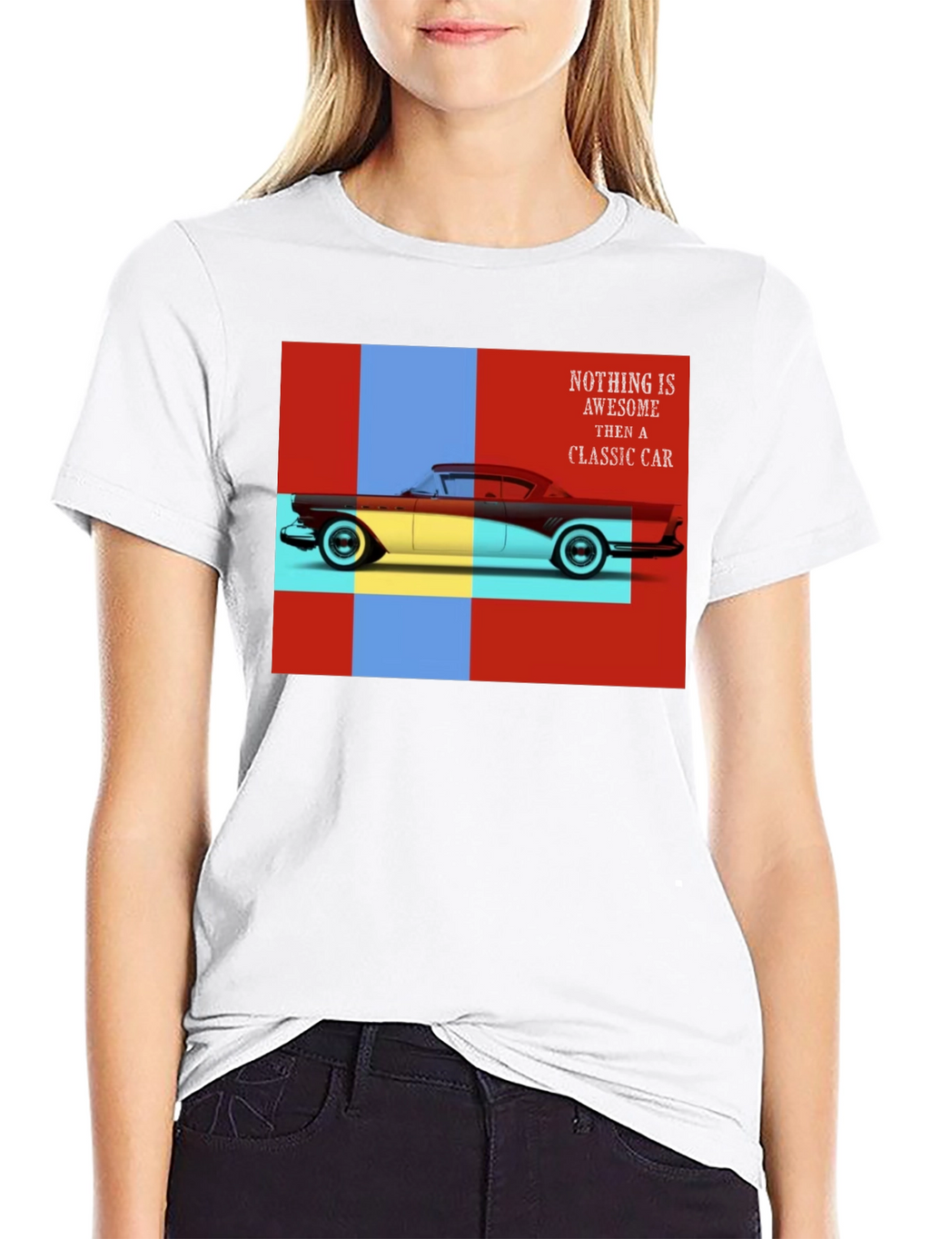 Classic Car Graphic Tee - Retro Automotive Style