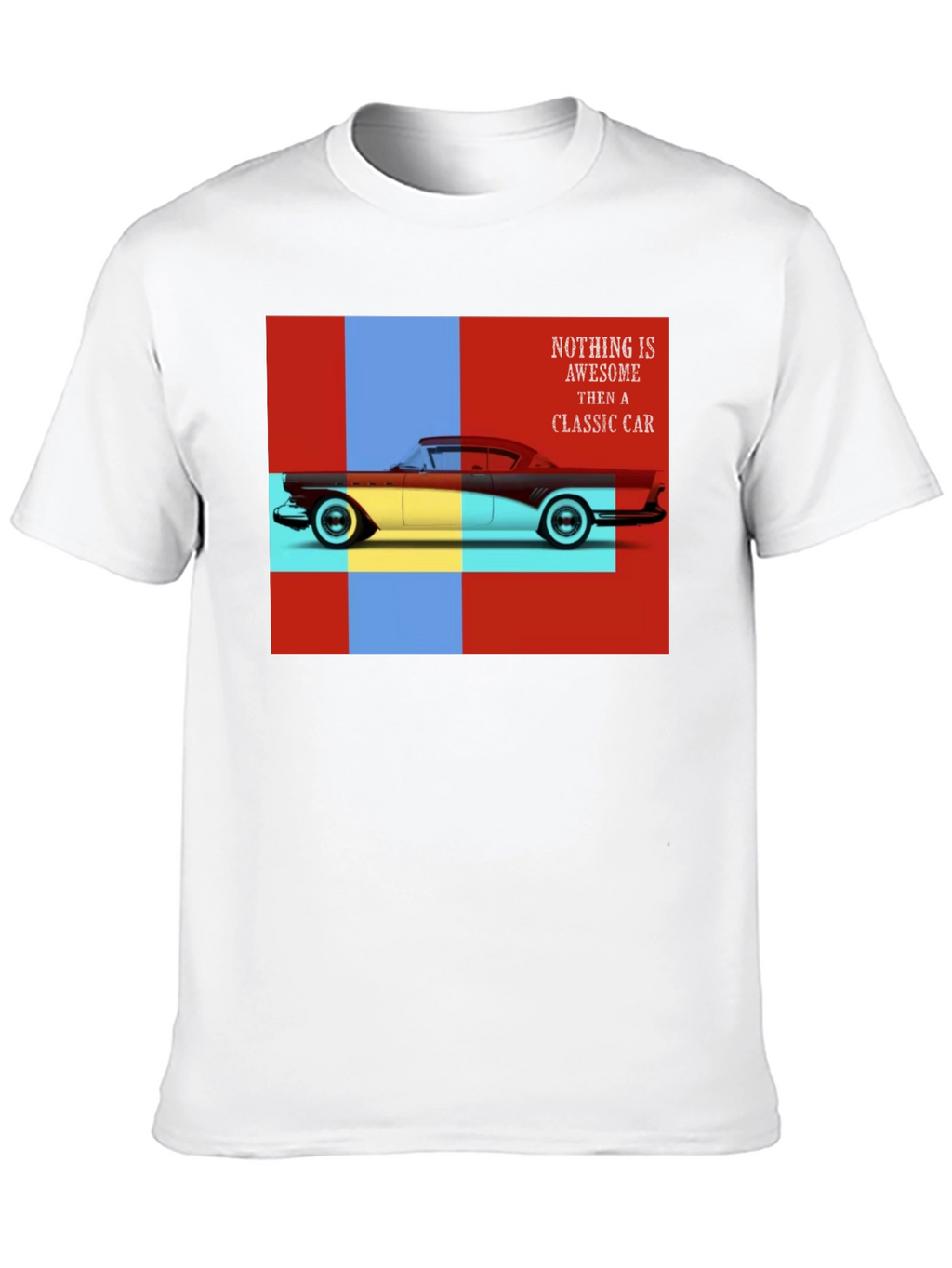Classic Car Graphic Tee - Retro Automotive Style