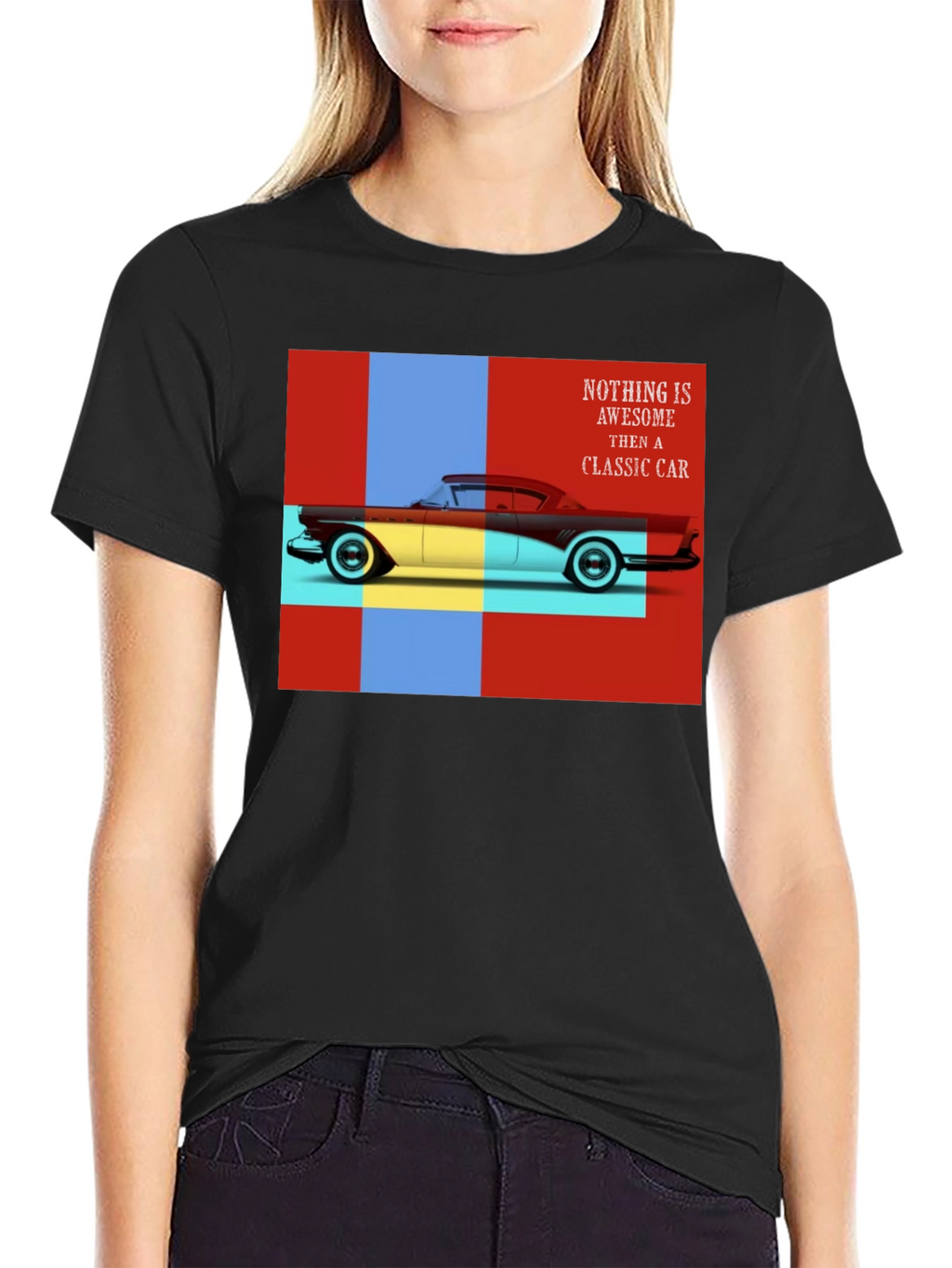 Classic Car Graphic Tee - Retro Automotive Style