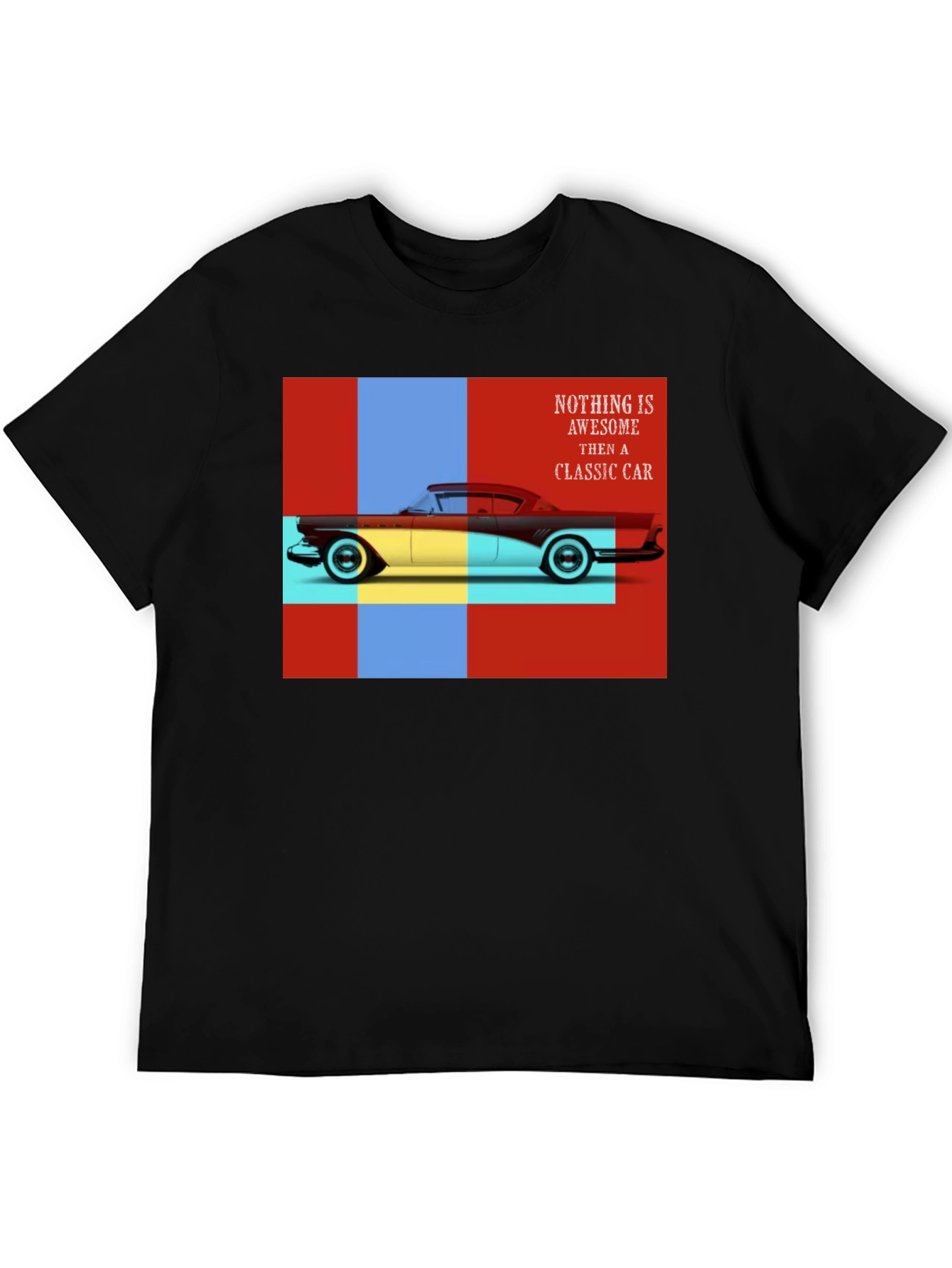 Classic Car Graphic Tee - Retro Automotive Style
