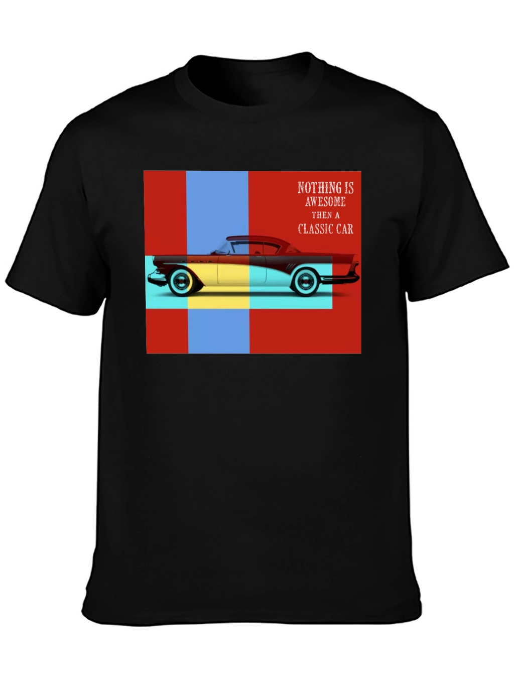 Classic Car Graphic Tee - Retro Automotive Style
