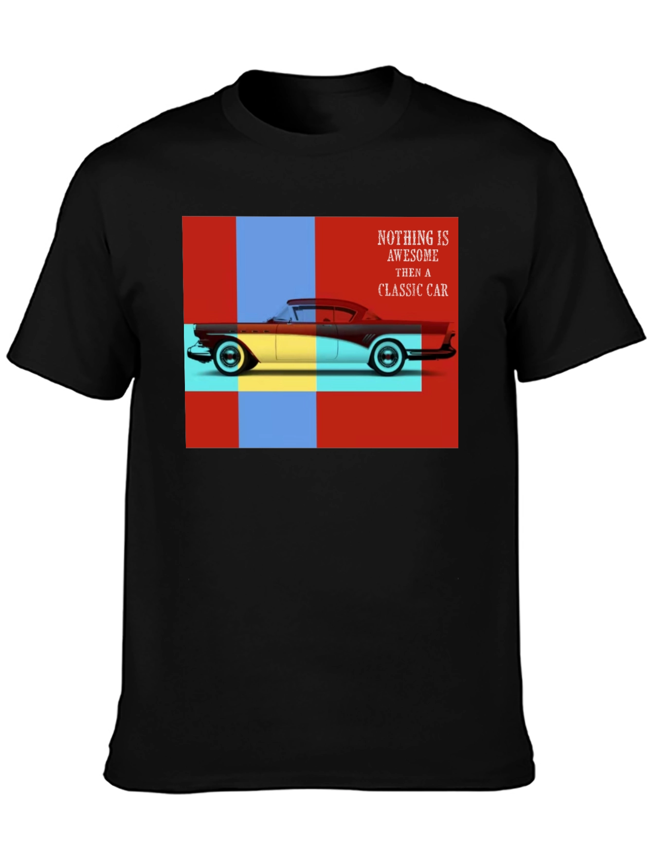 Classic Car Graphic Tee - Retro Automotive Style