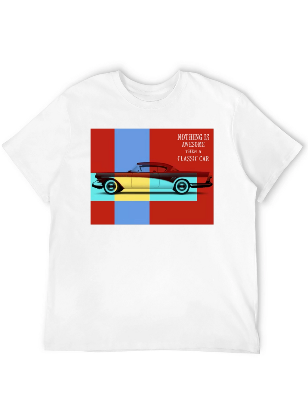 Classic Car Graphic Tee - Retro Automotive Style